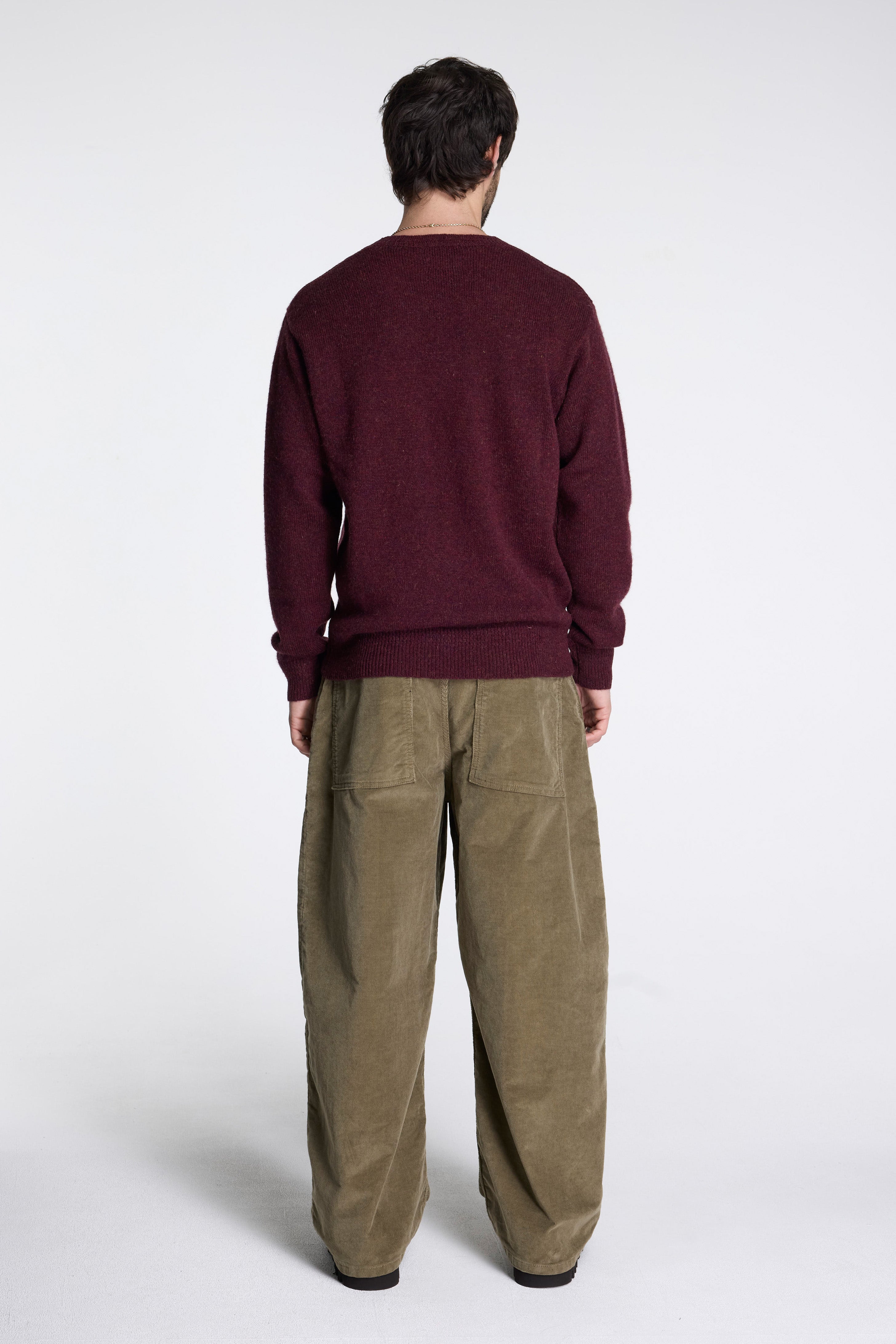 Shetland Wool Crew Berry Mix