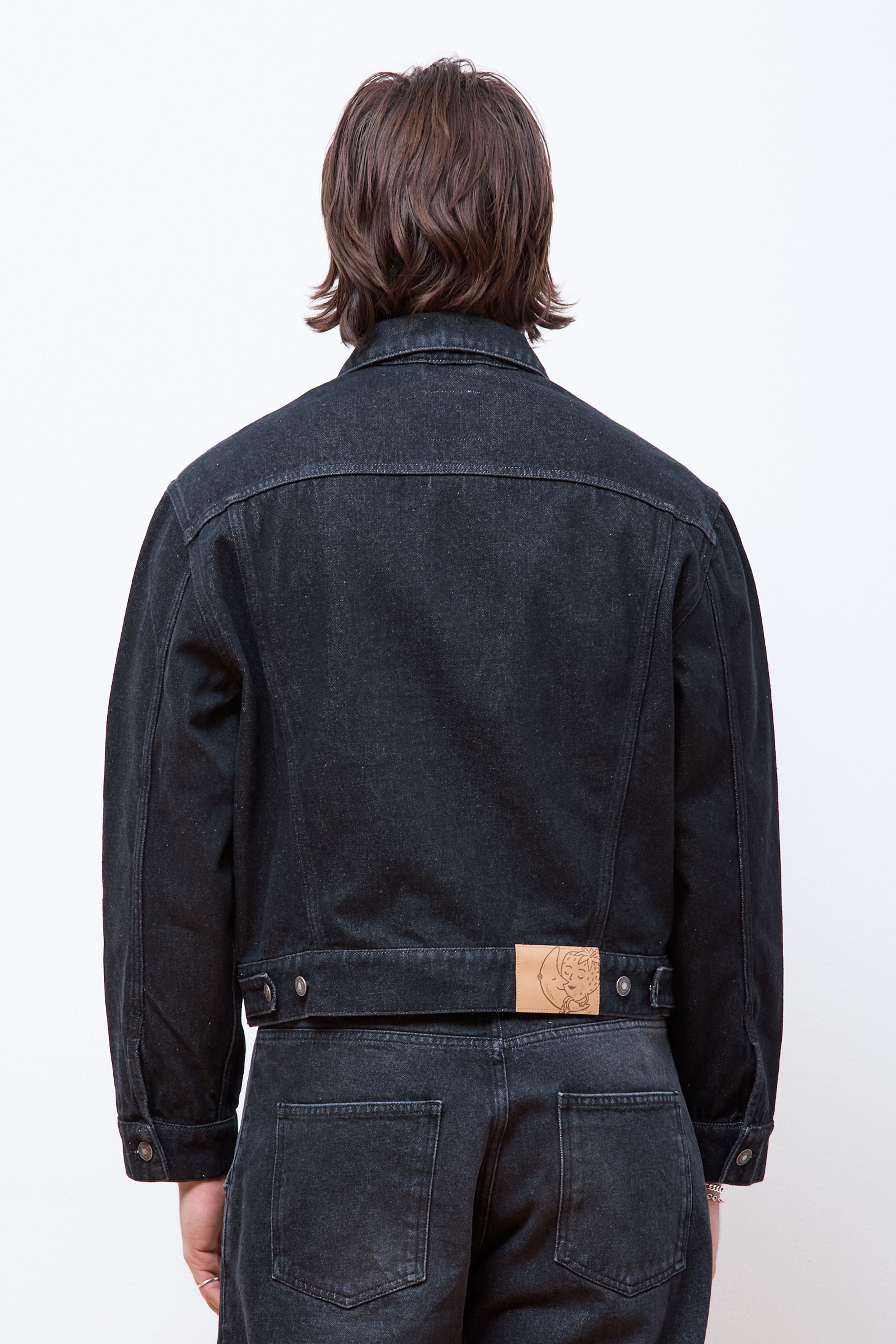 Denim Jacket Woven Black