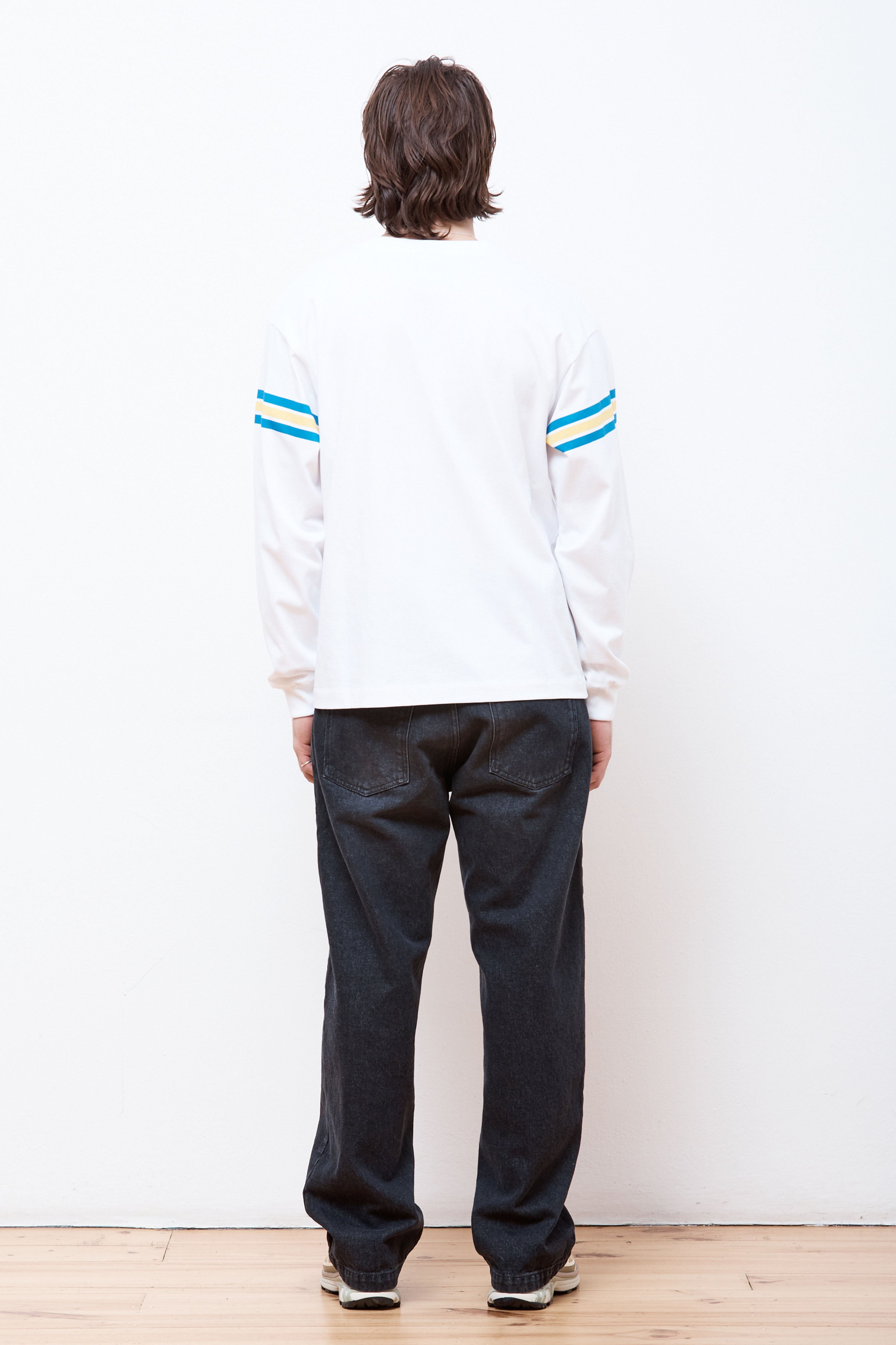 SH4U Jersey LS T-Shirt Woven White