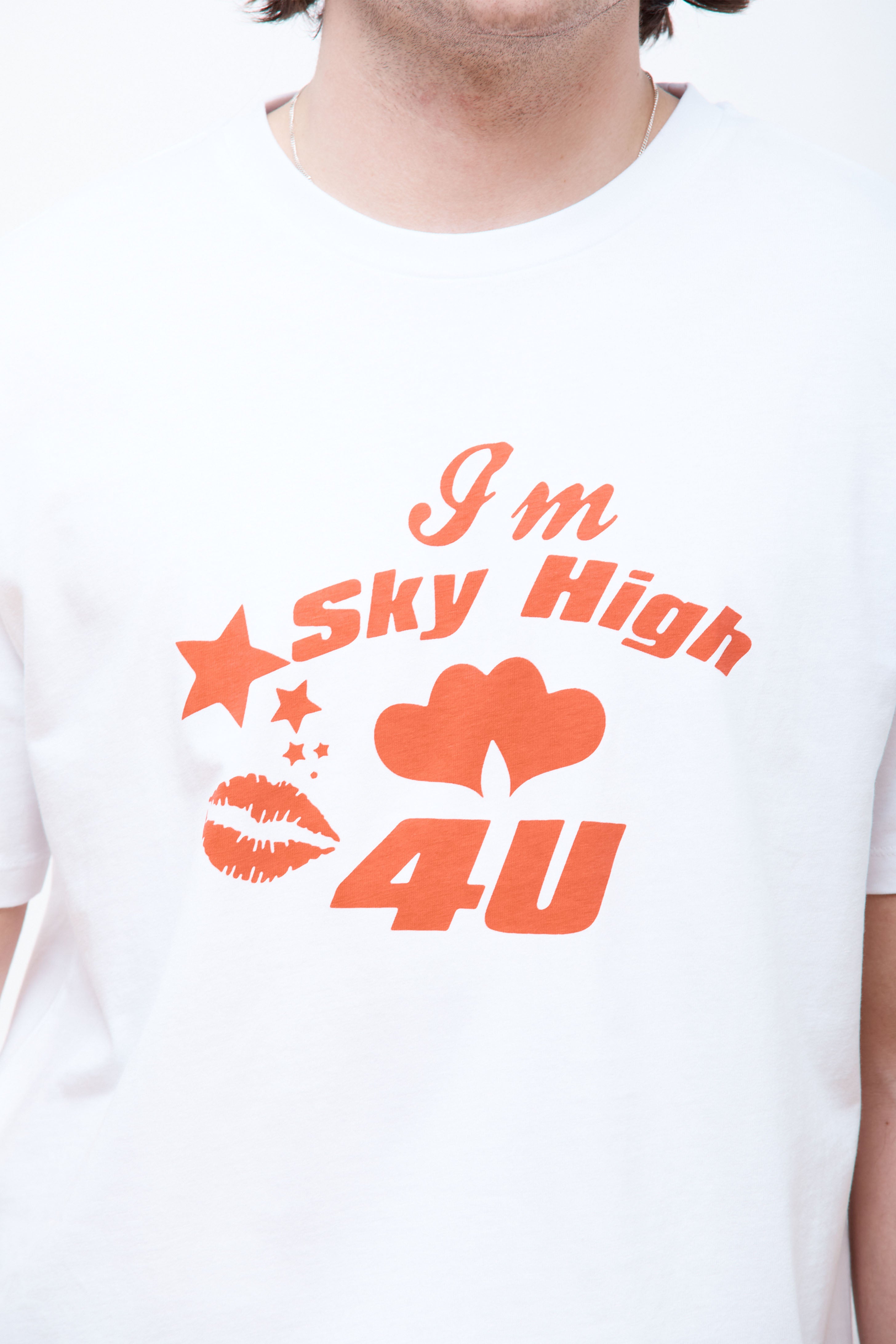 Sky High 4 U T-Shirt Knit White