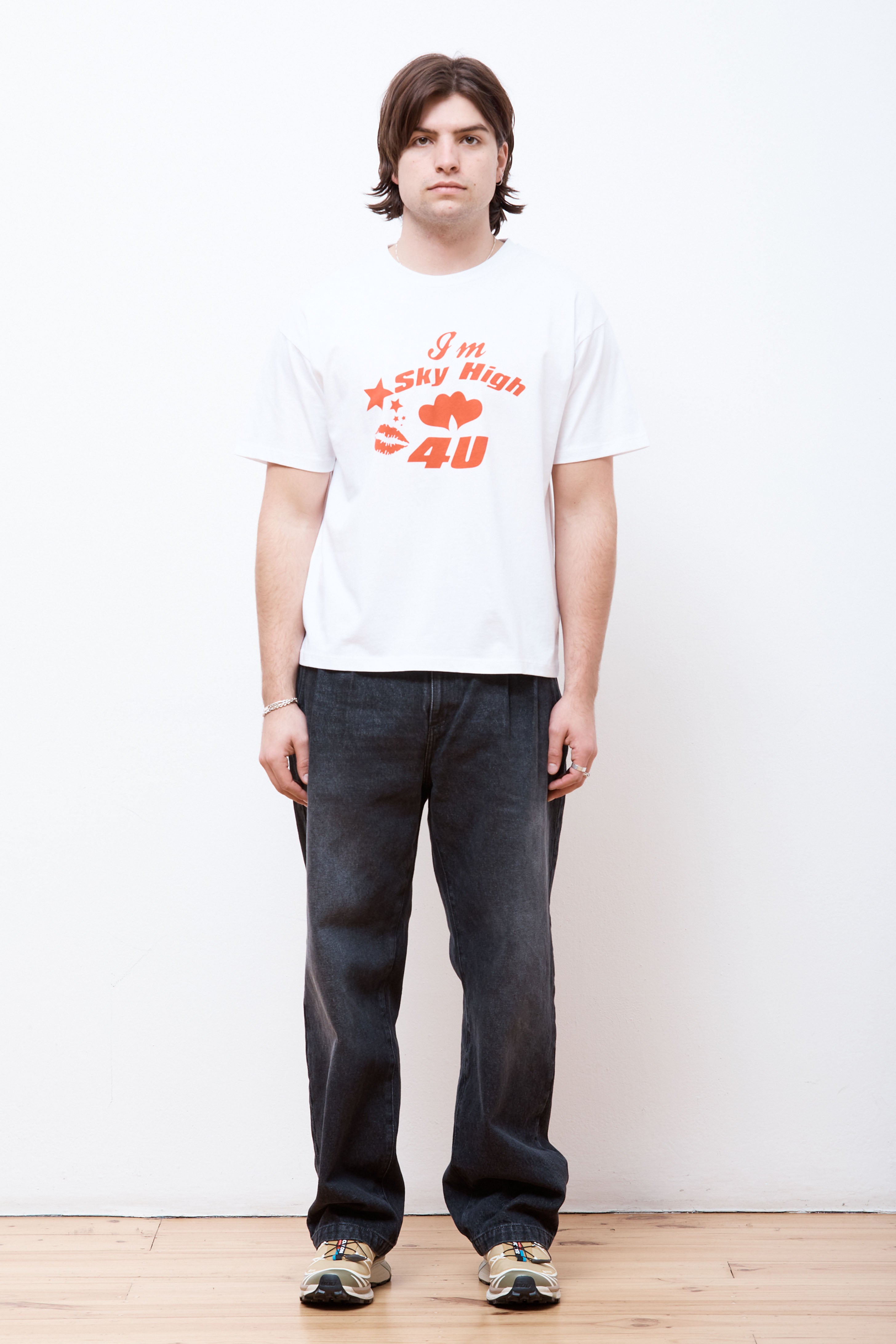 Sky High 4 U T-Shirt Knit White