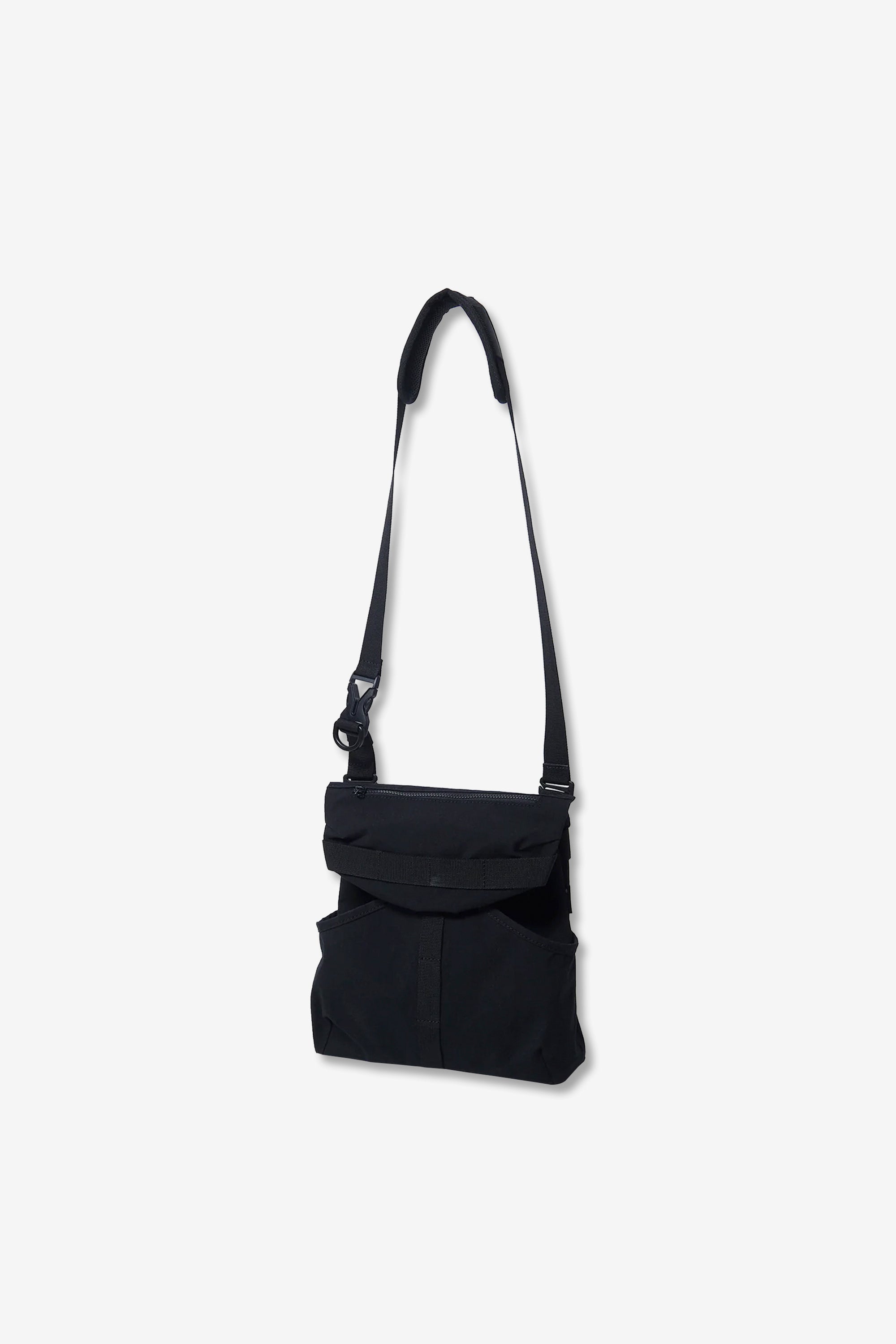 Lightweight Taslan Ripstop Shoulder Bag Black