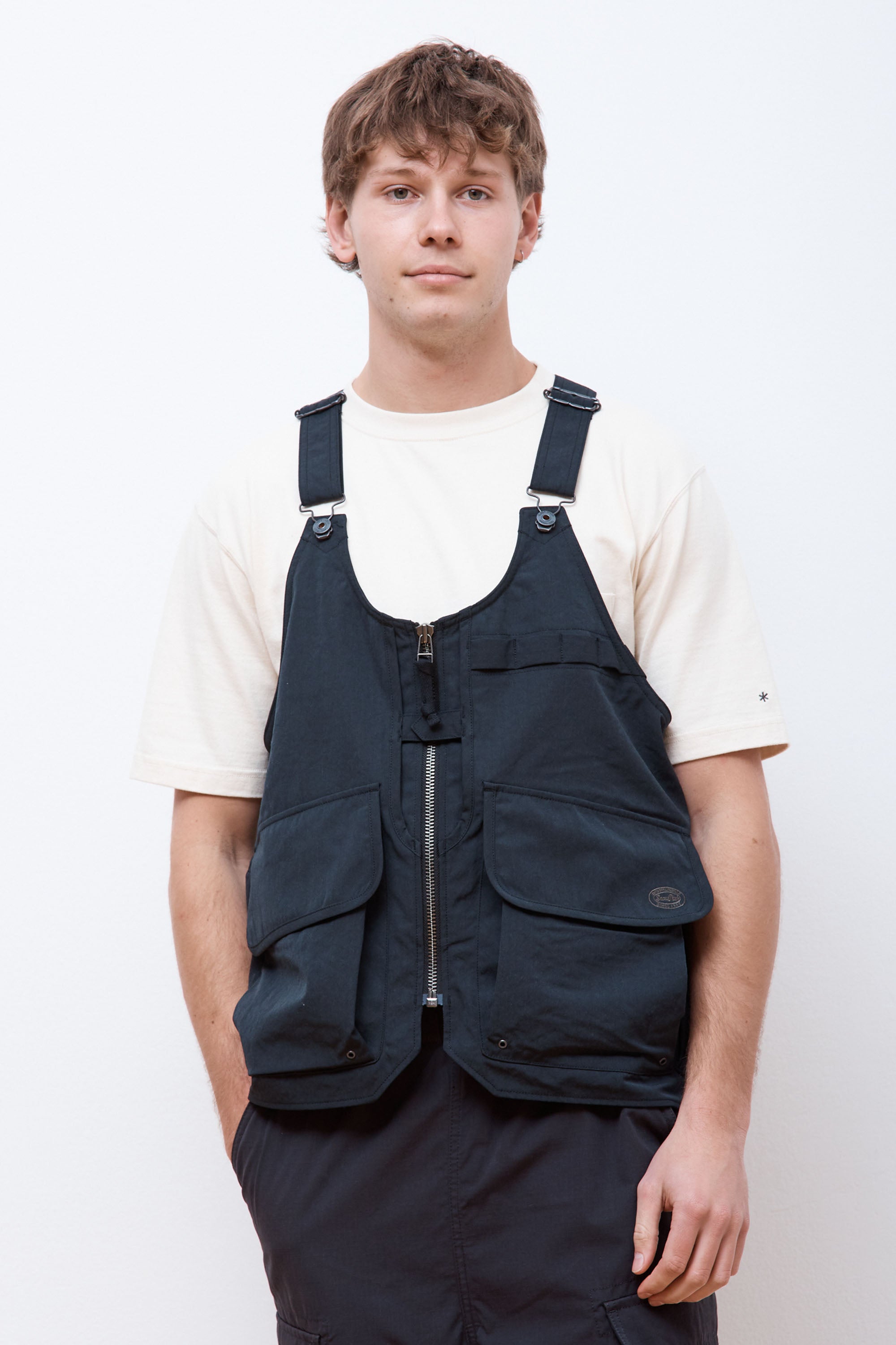 Takibi Weather Cloth Vest Black