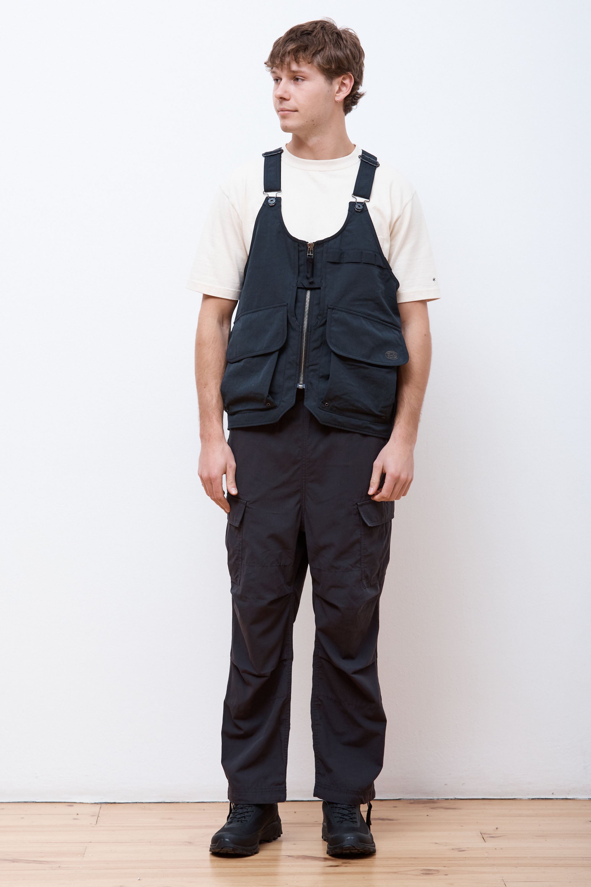 Takibi Weather Cloth Vest Black