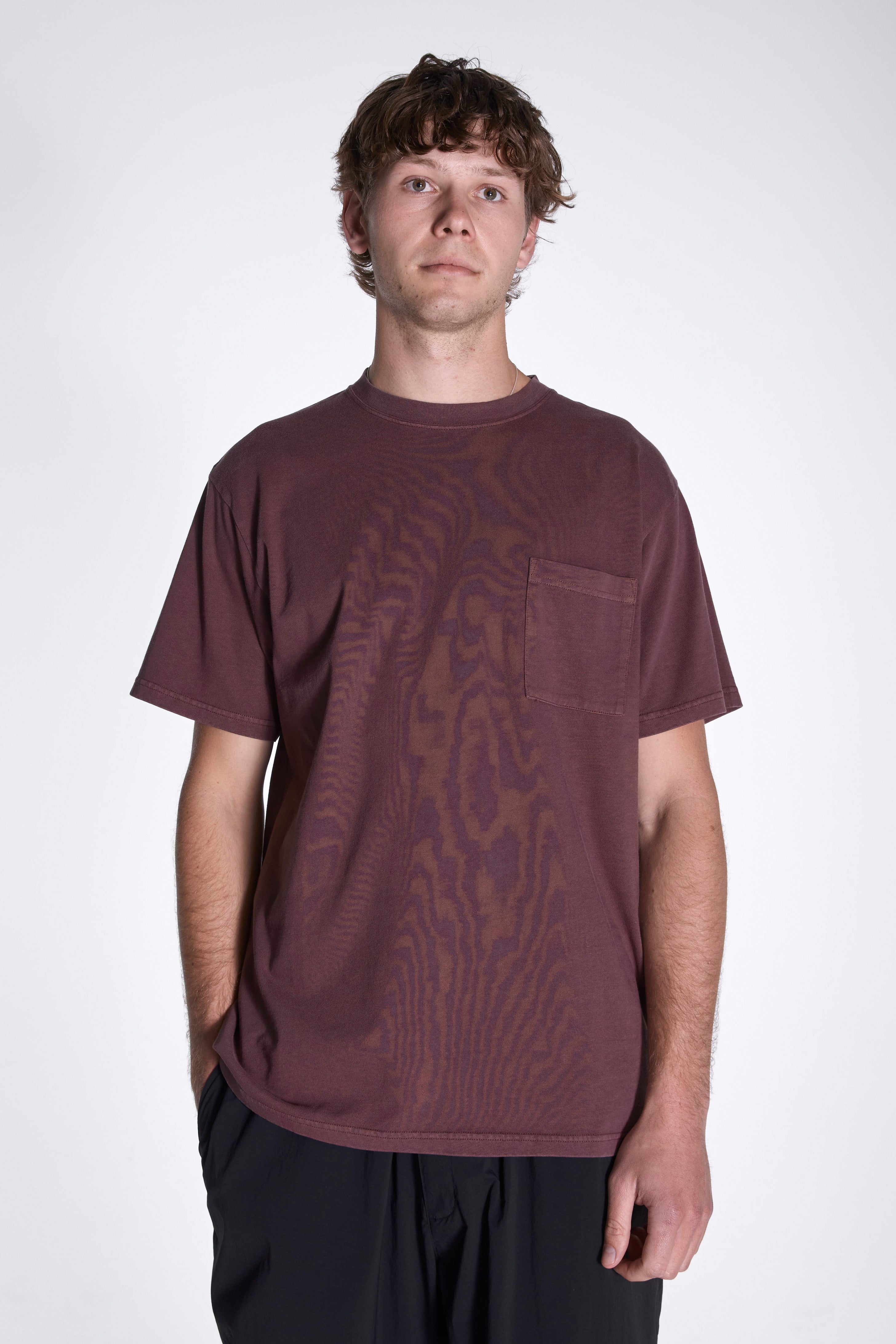 Garment Dyed T-Shirt Burgundy