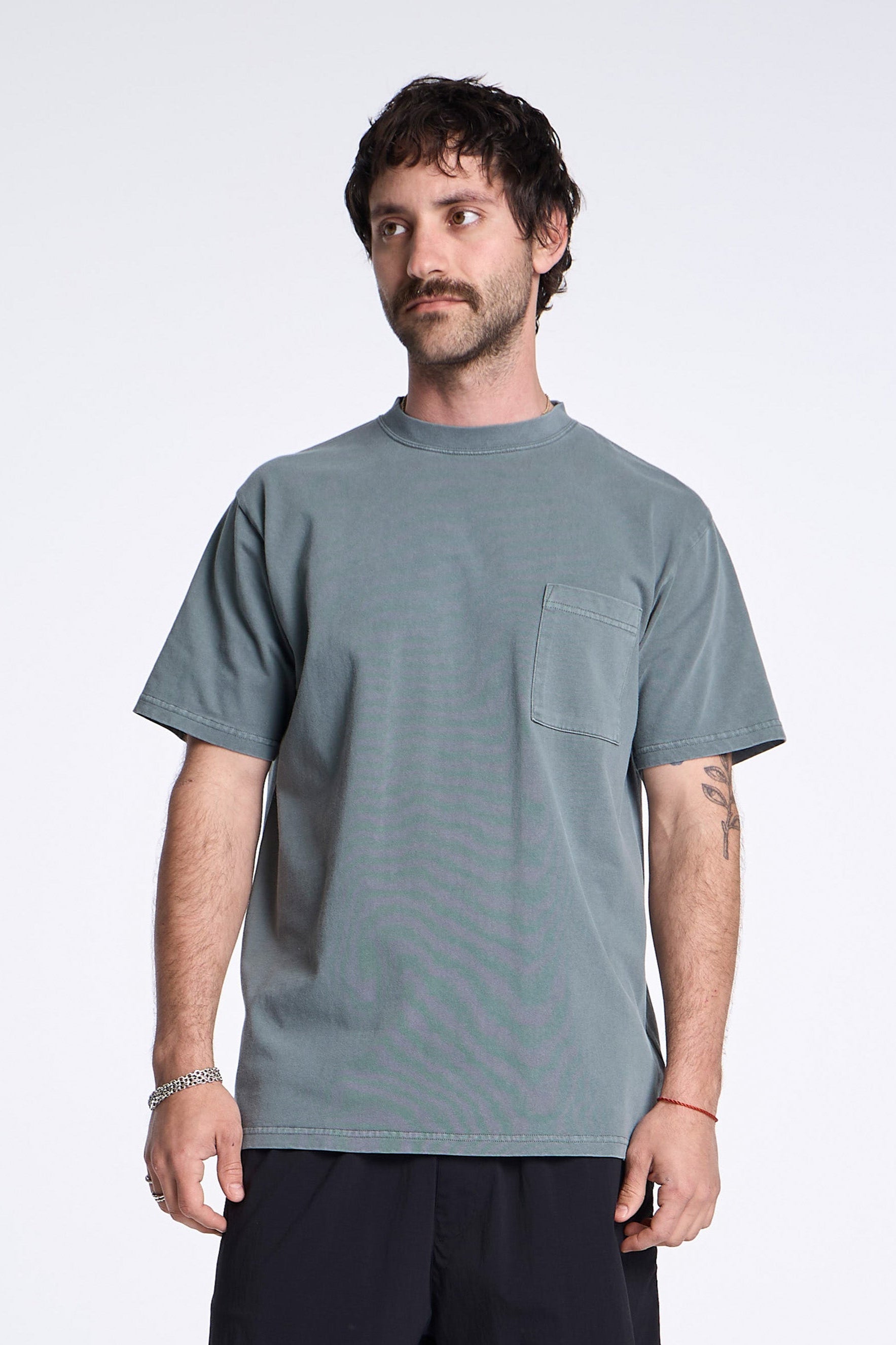 Garment Dyed T-Shirt Dark Green