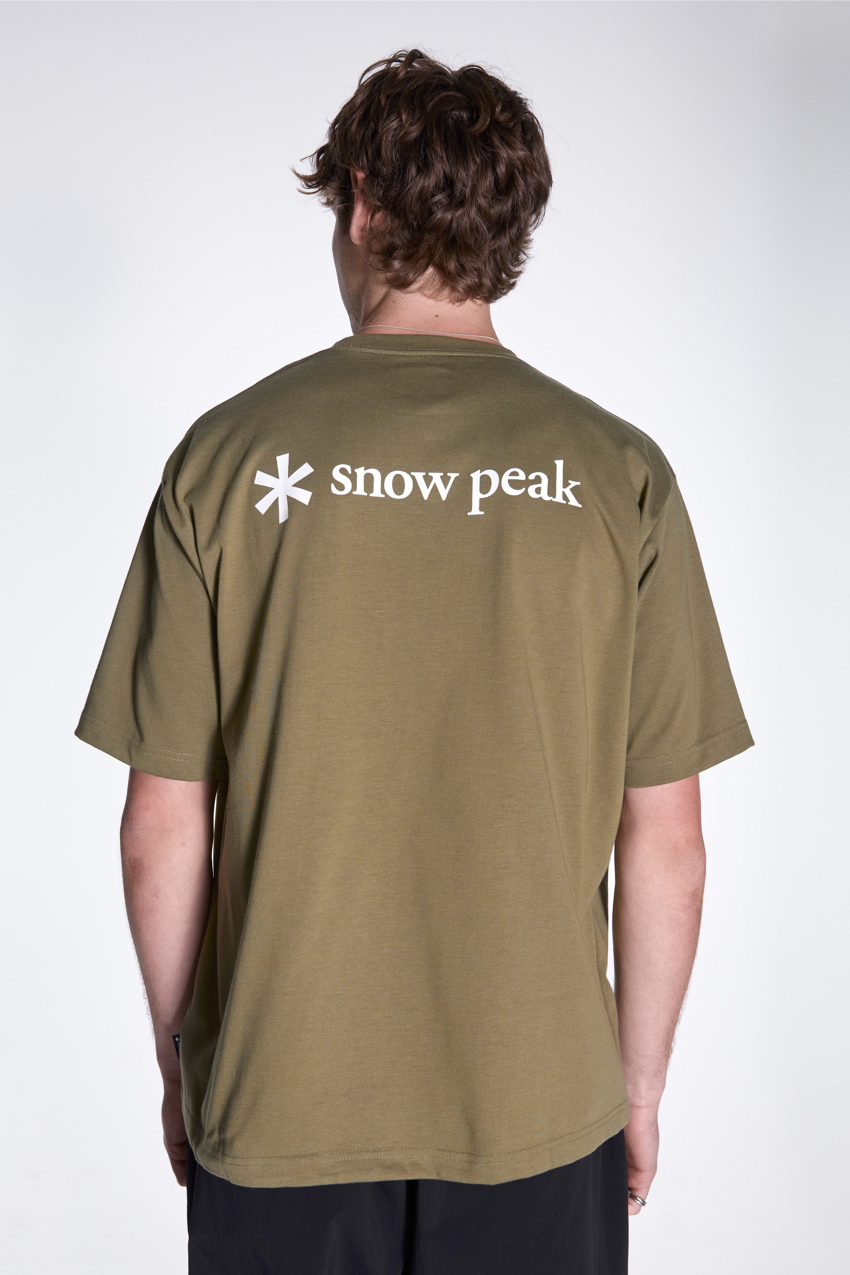 Nsd Back Printed Logo T-Shirt Olive