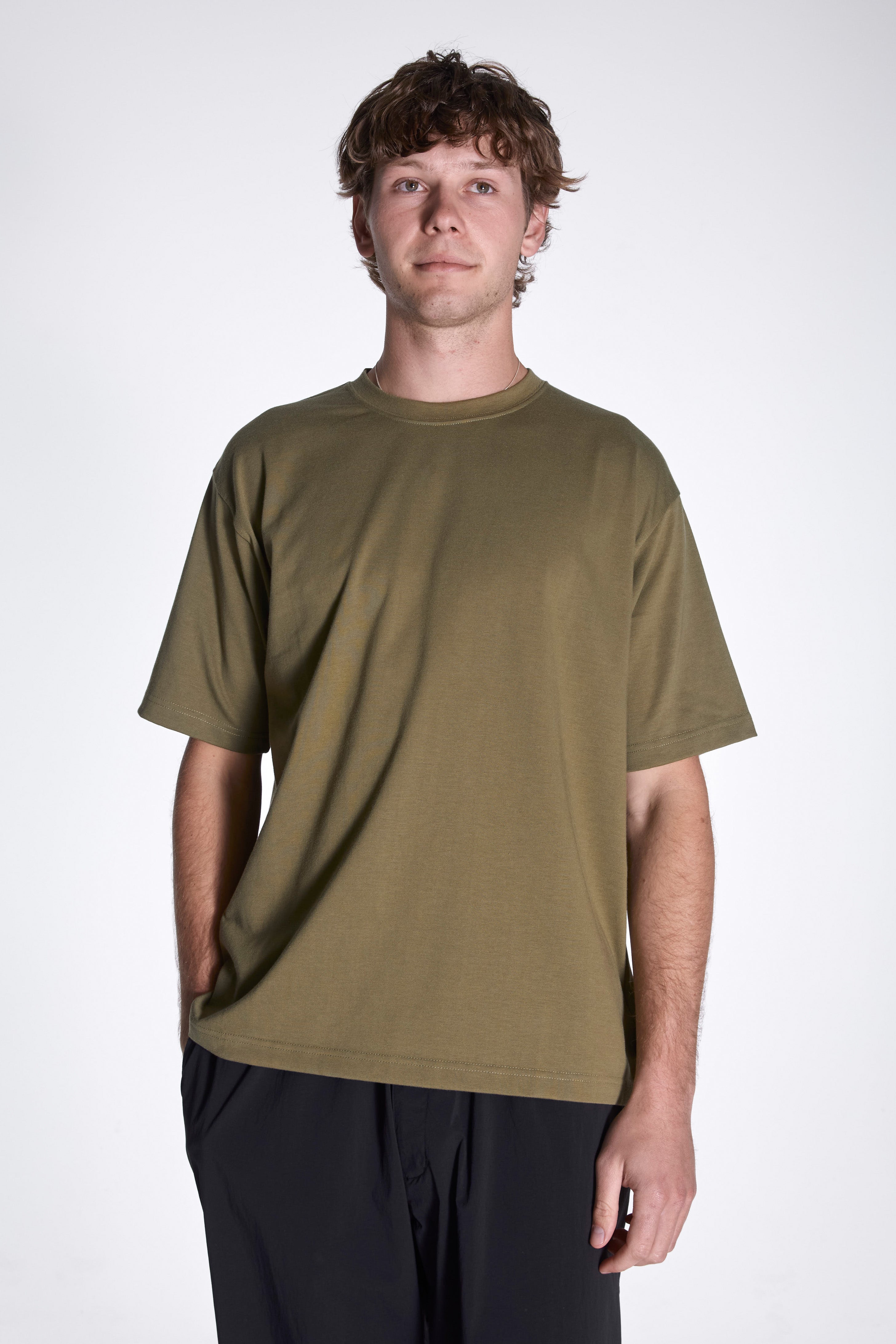 Nsd Back Printed Logo T-Shirt Olive