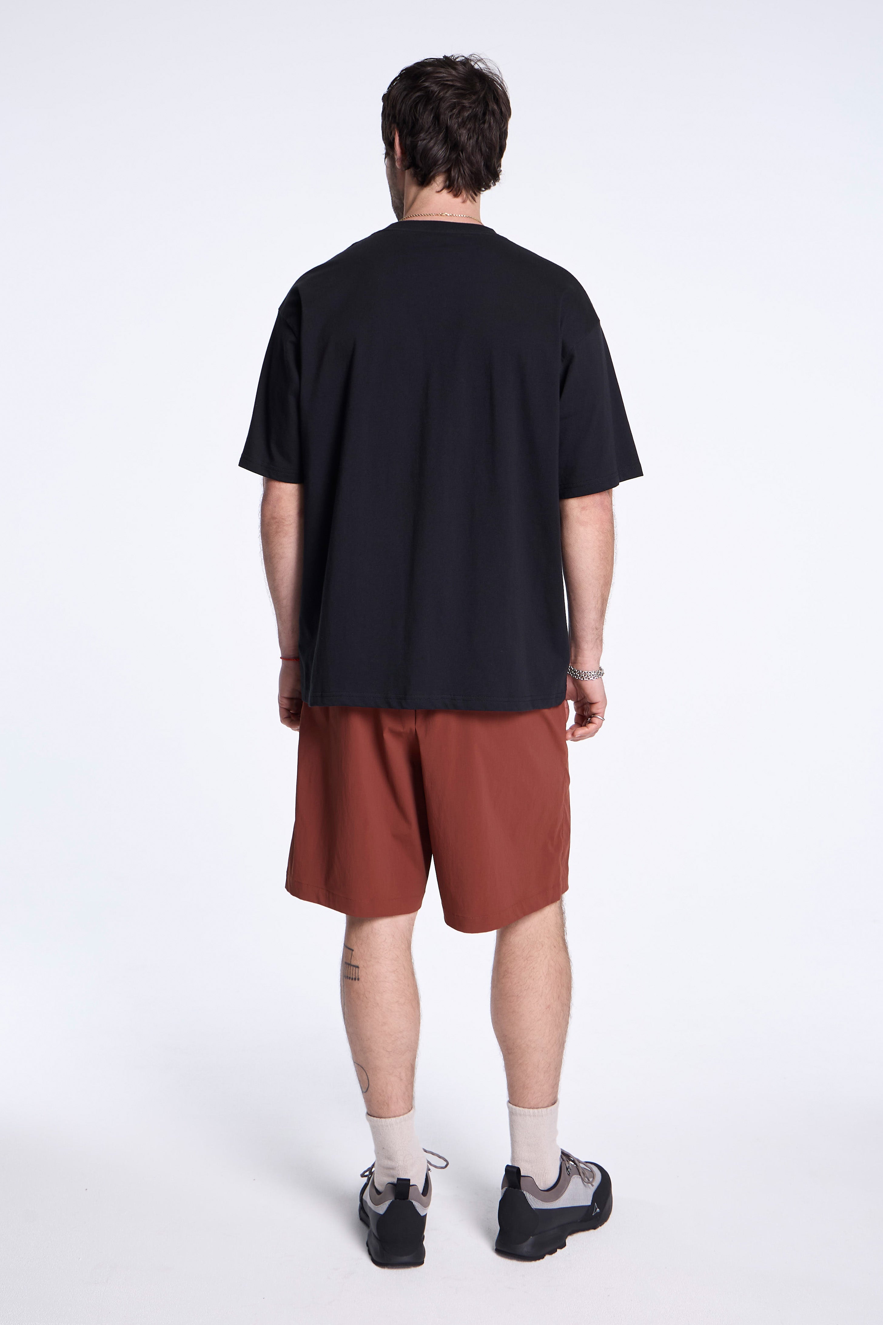 Soft Cotton Relaxed Logo T-Shirt Black