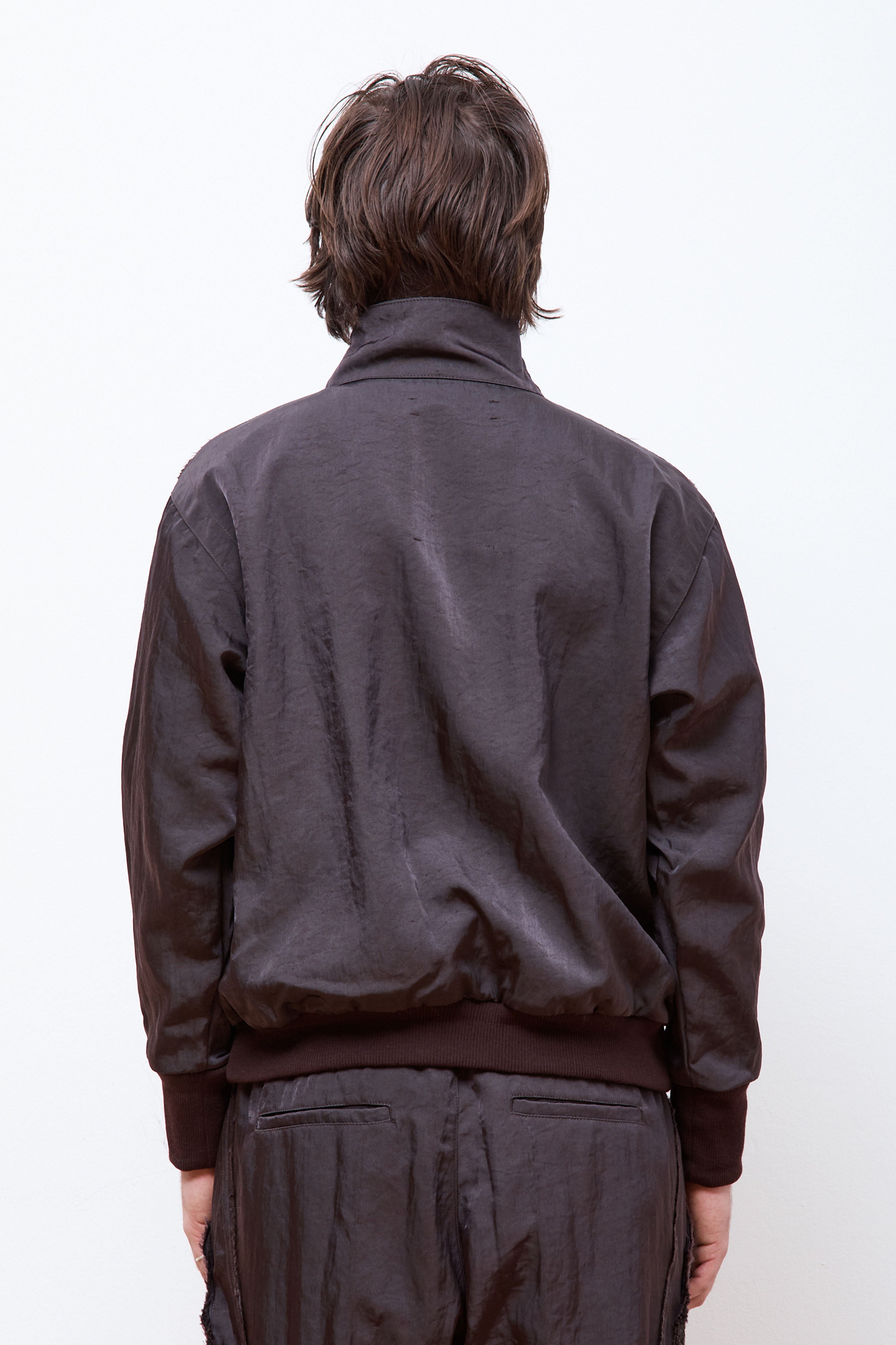 Teardrop Track Jacket Brown