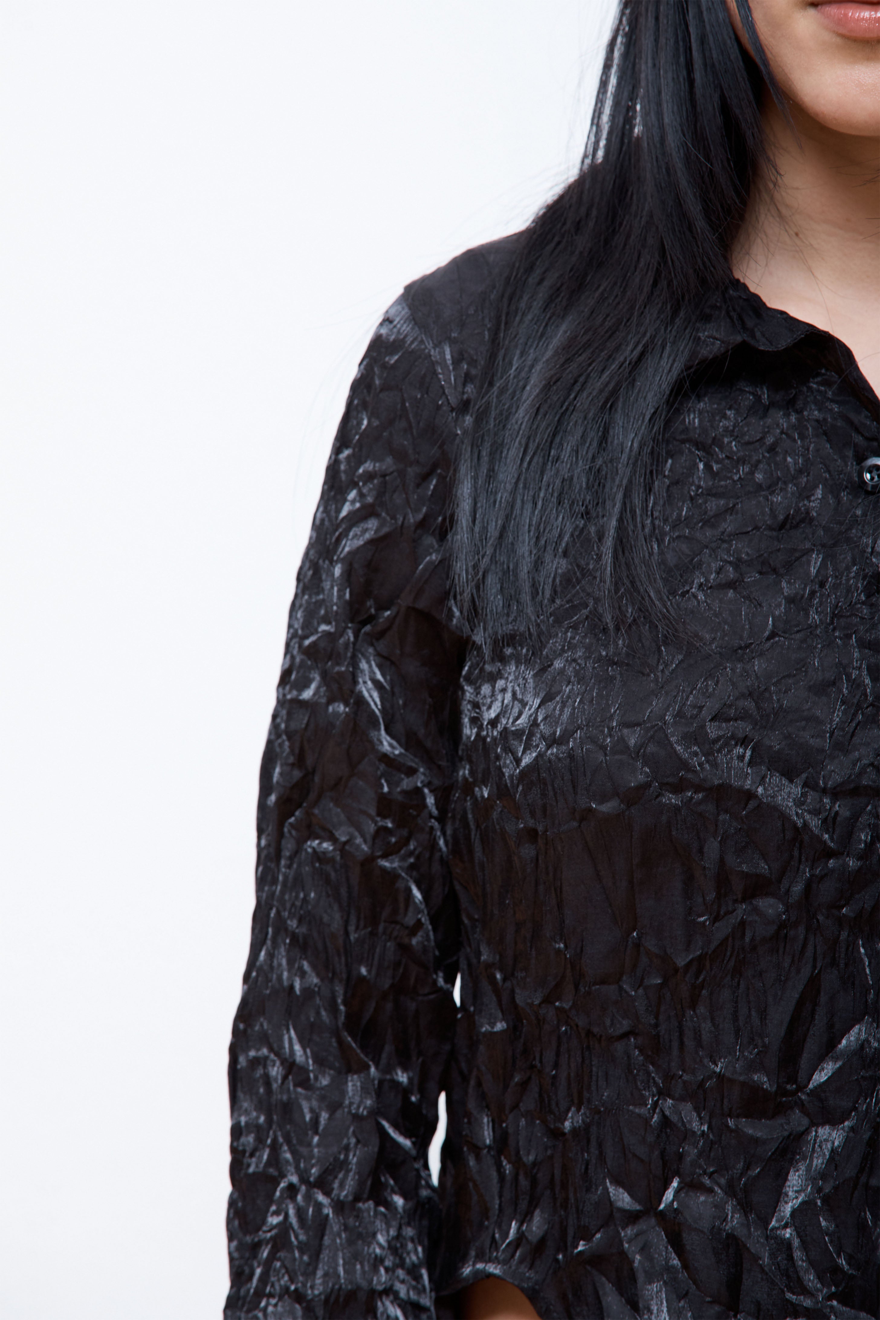 L/S Twisted Shirt Black