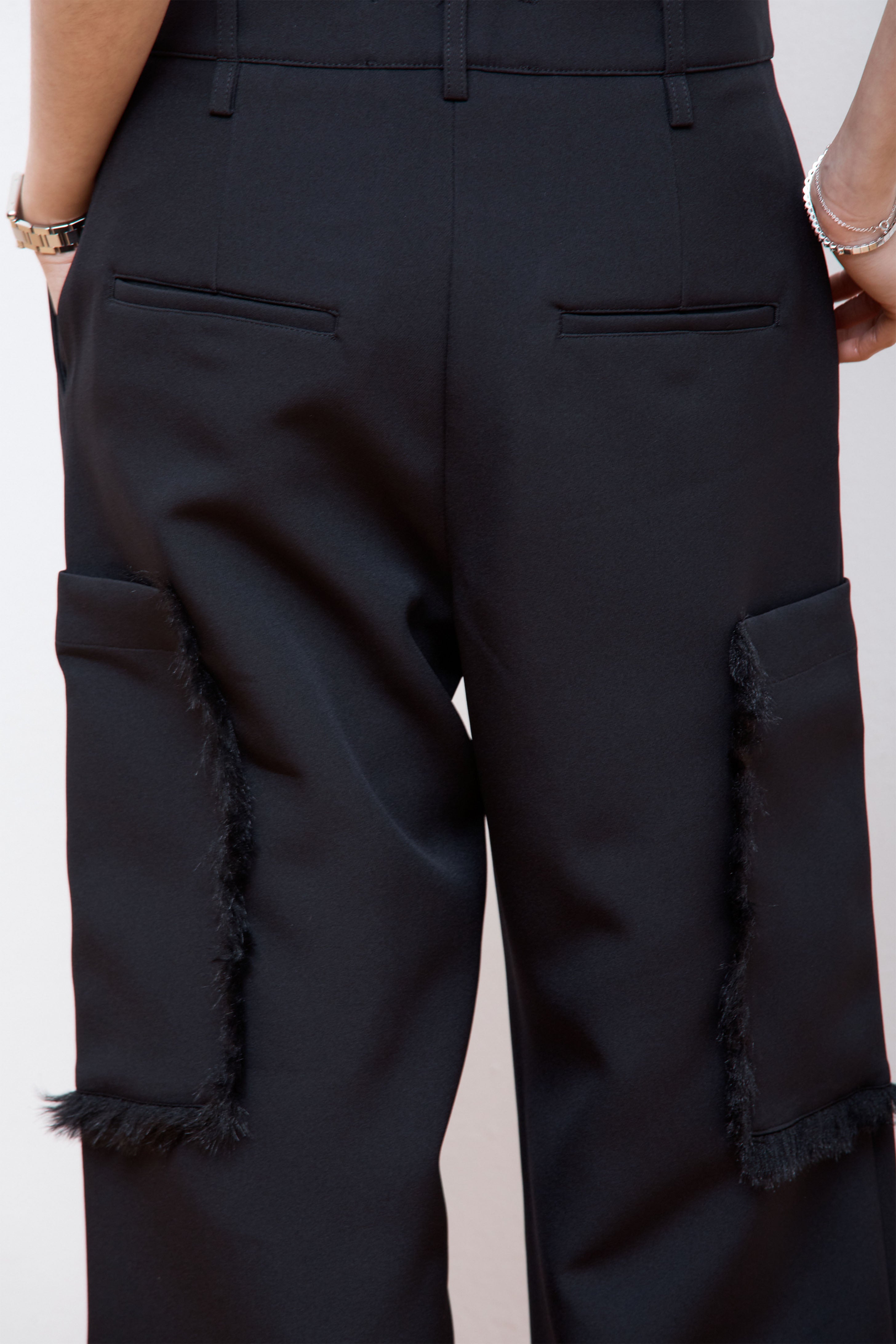 Patch Pocket Pant Black