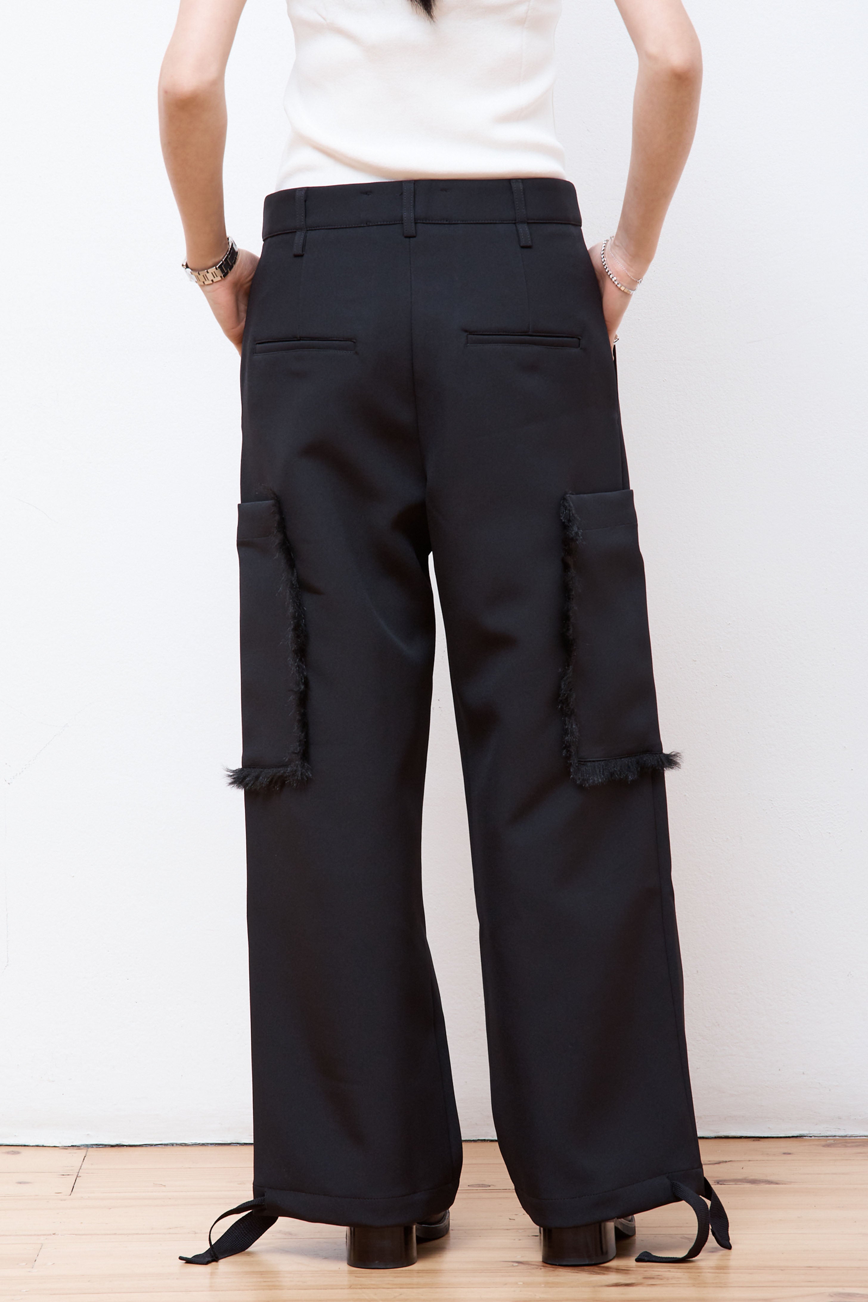 Patch Pocket Pant Black