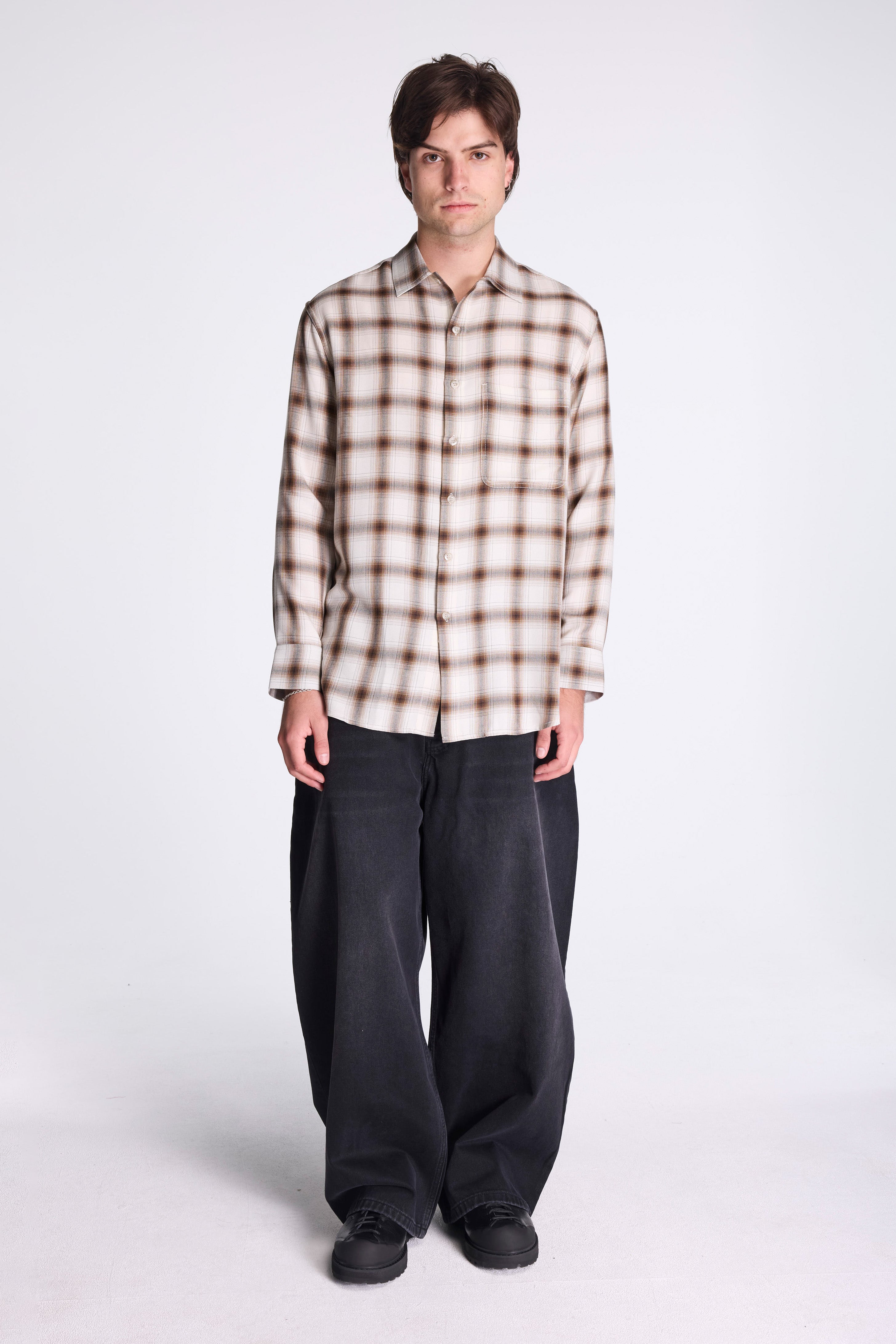 L/S Oversized Shirt White