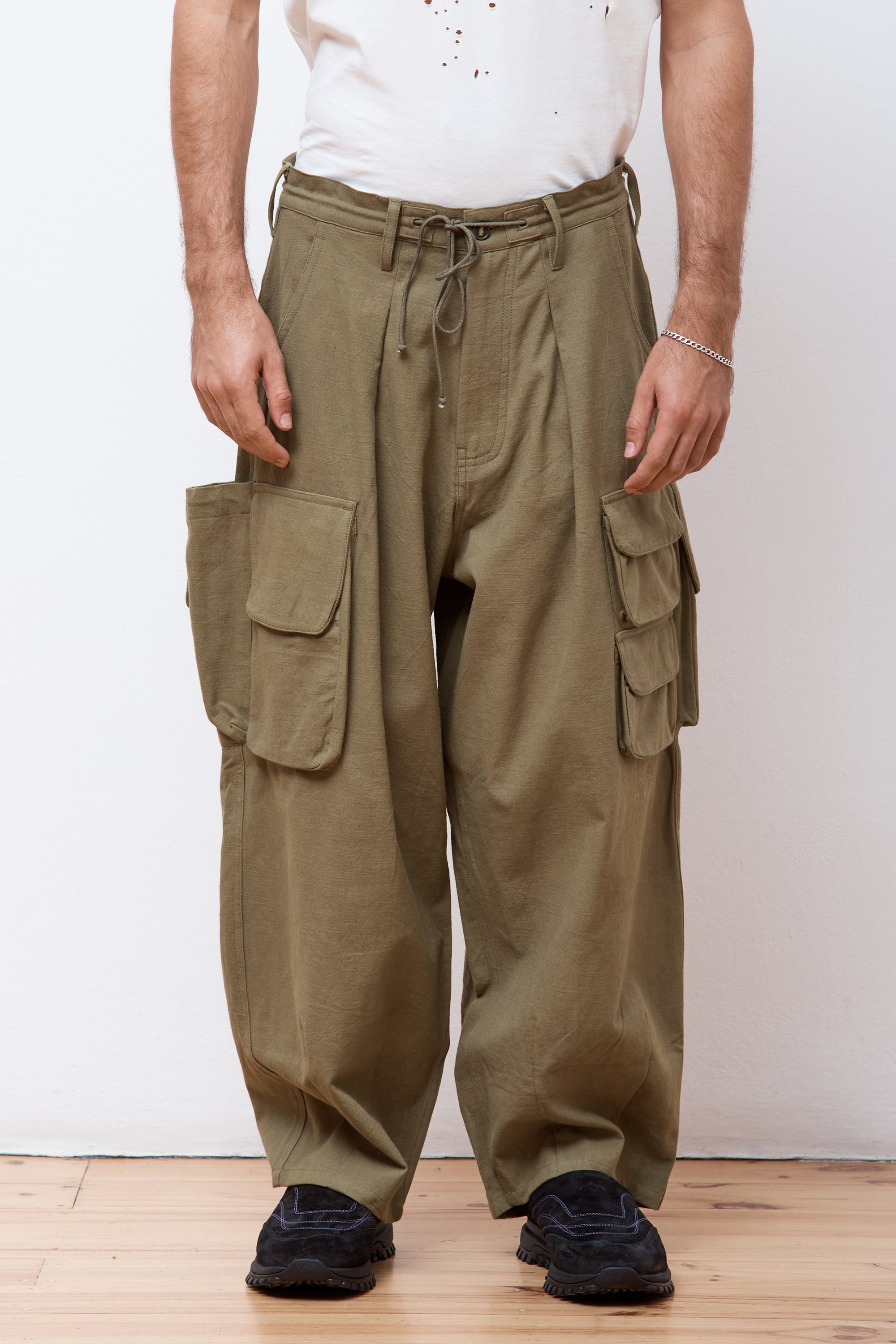 Forager Pants Olive Slub