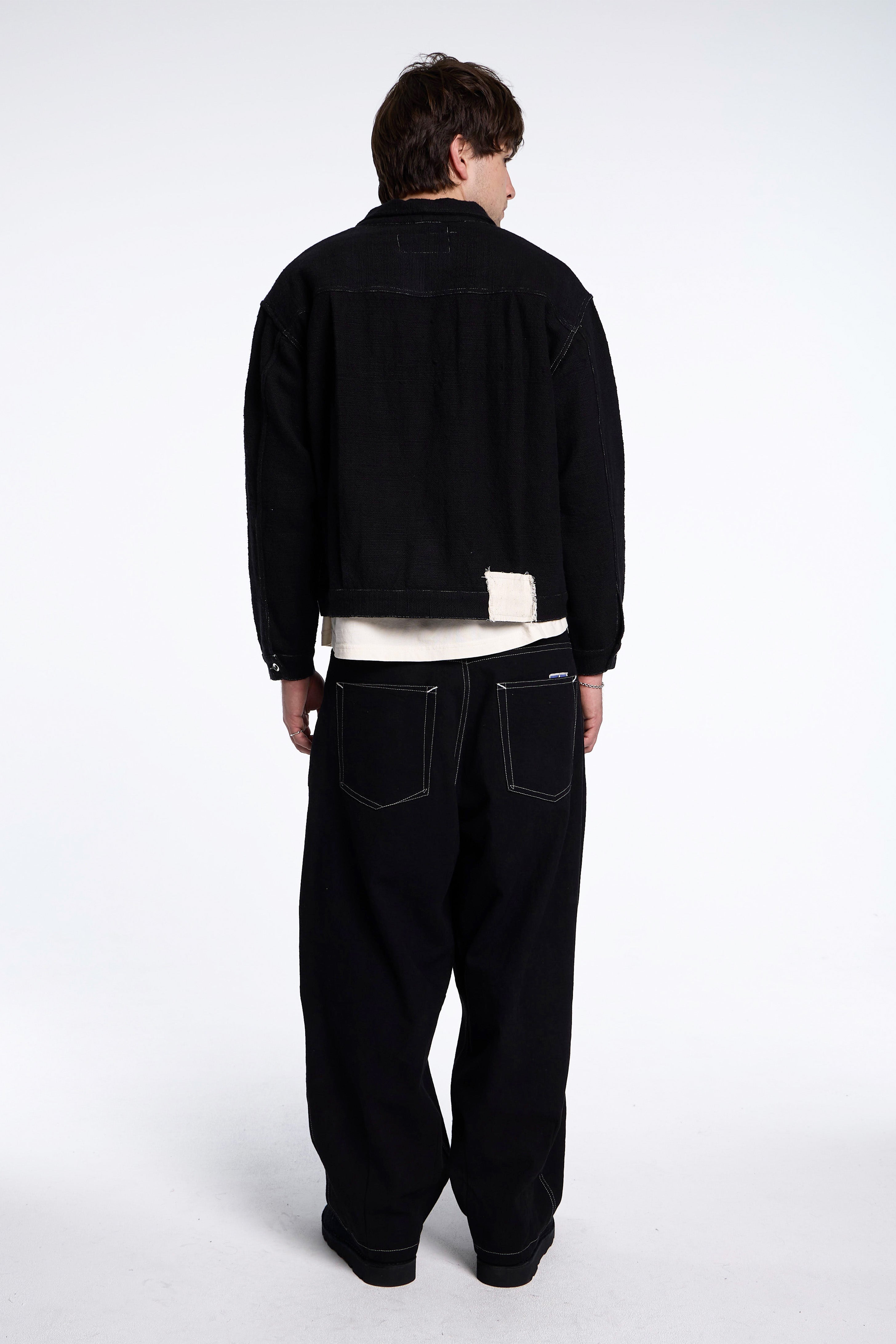 Sundae Jacket Black Handloom