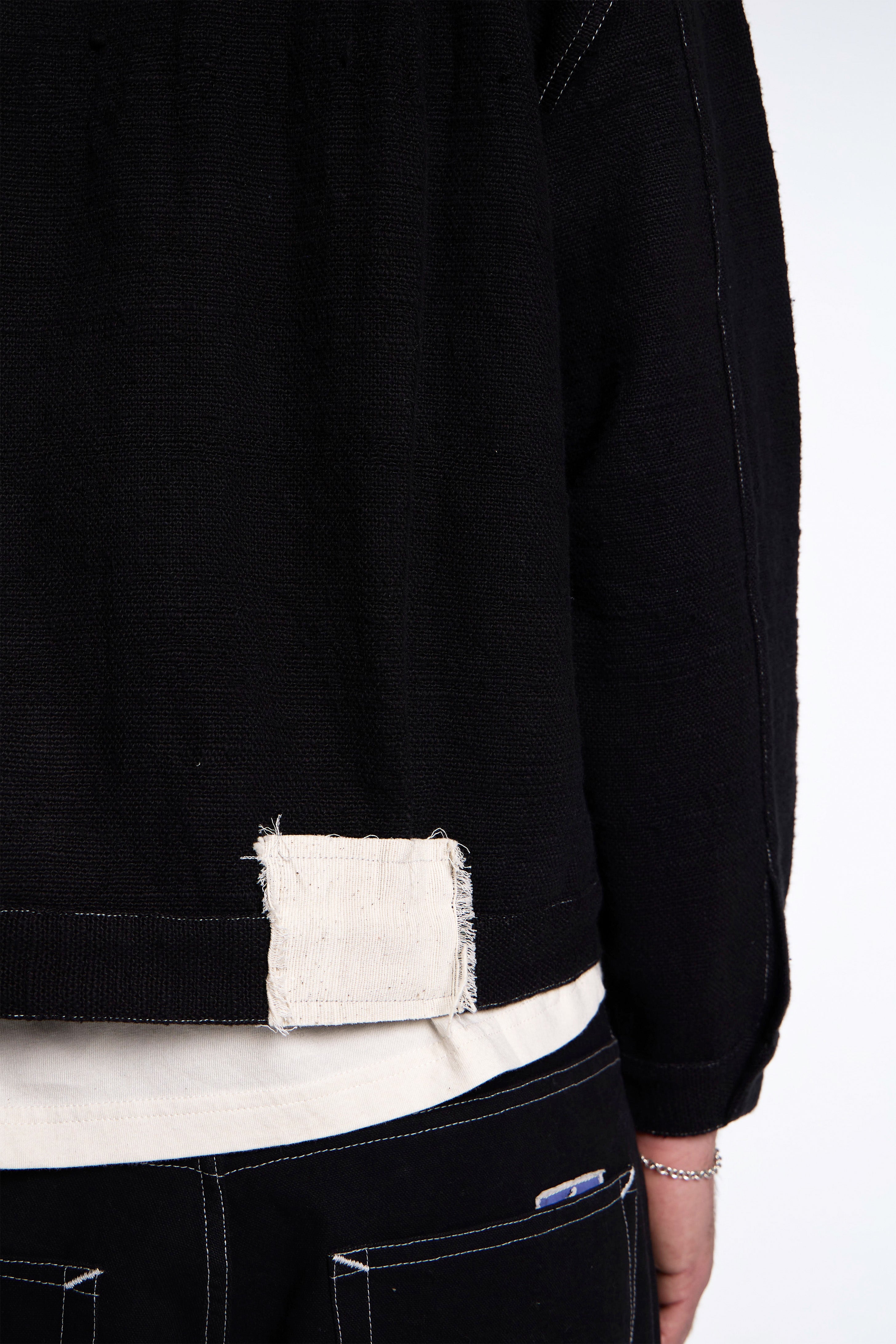 Sundae Jacket Black Handloom