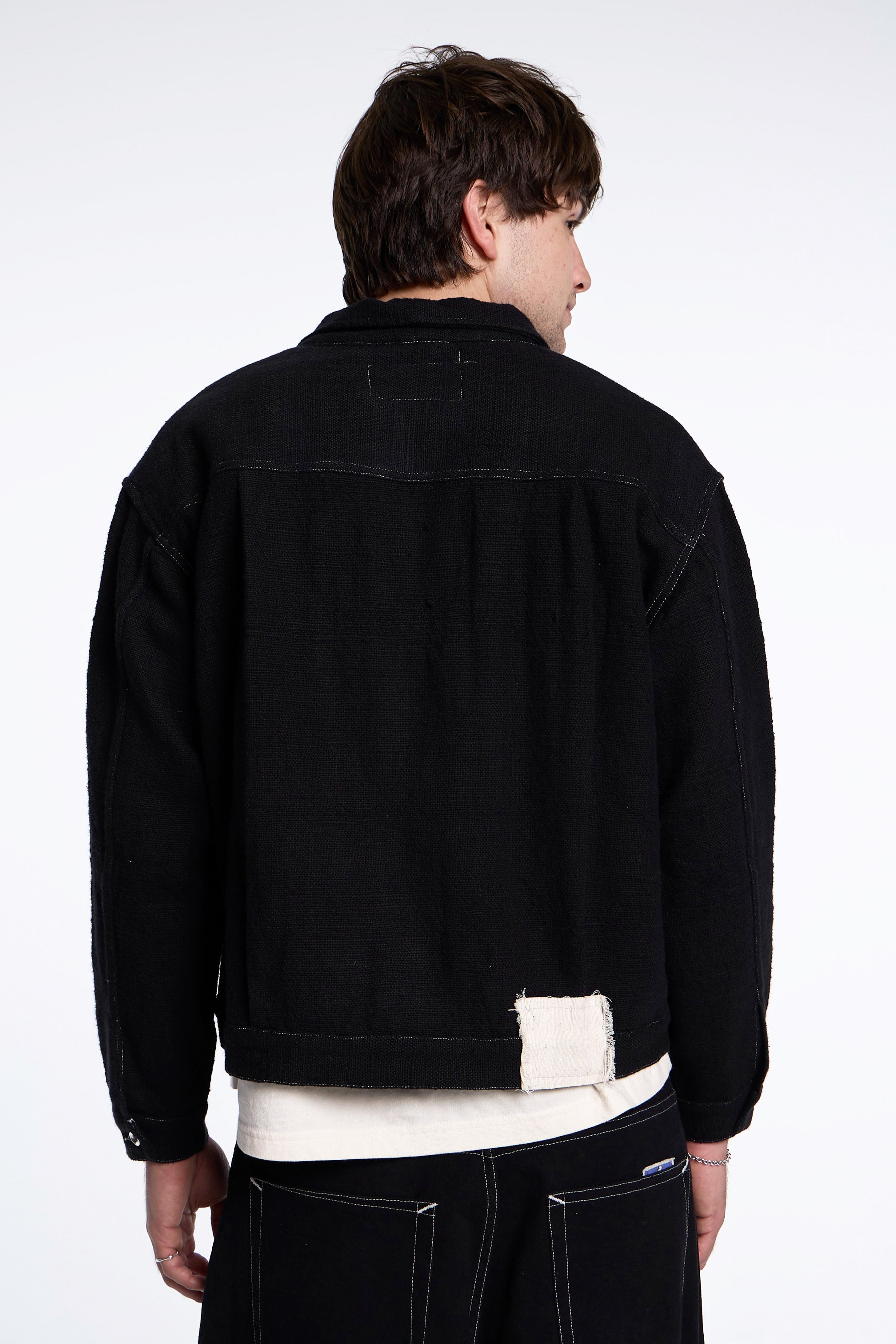 Sundae Jacket Black Handloom