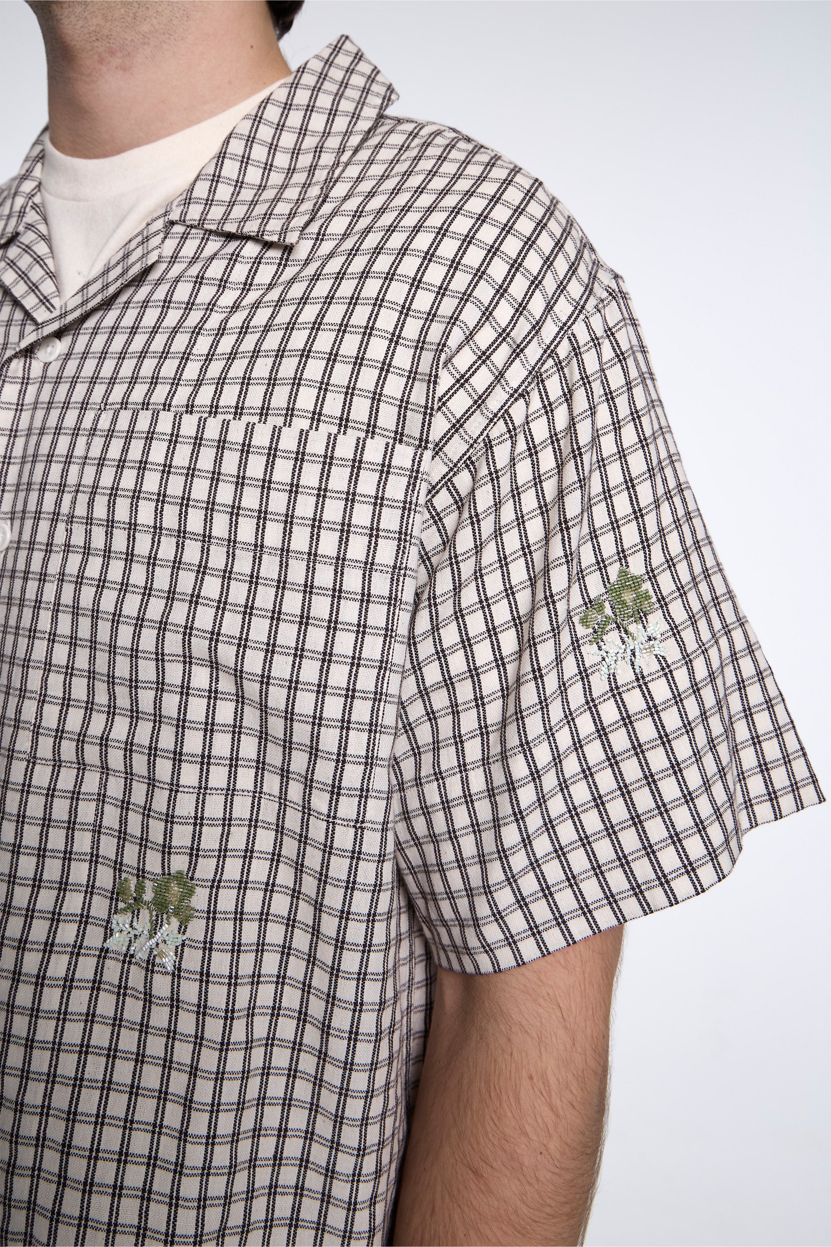 Greetings Shirt Interrupted Beads