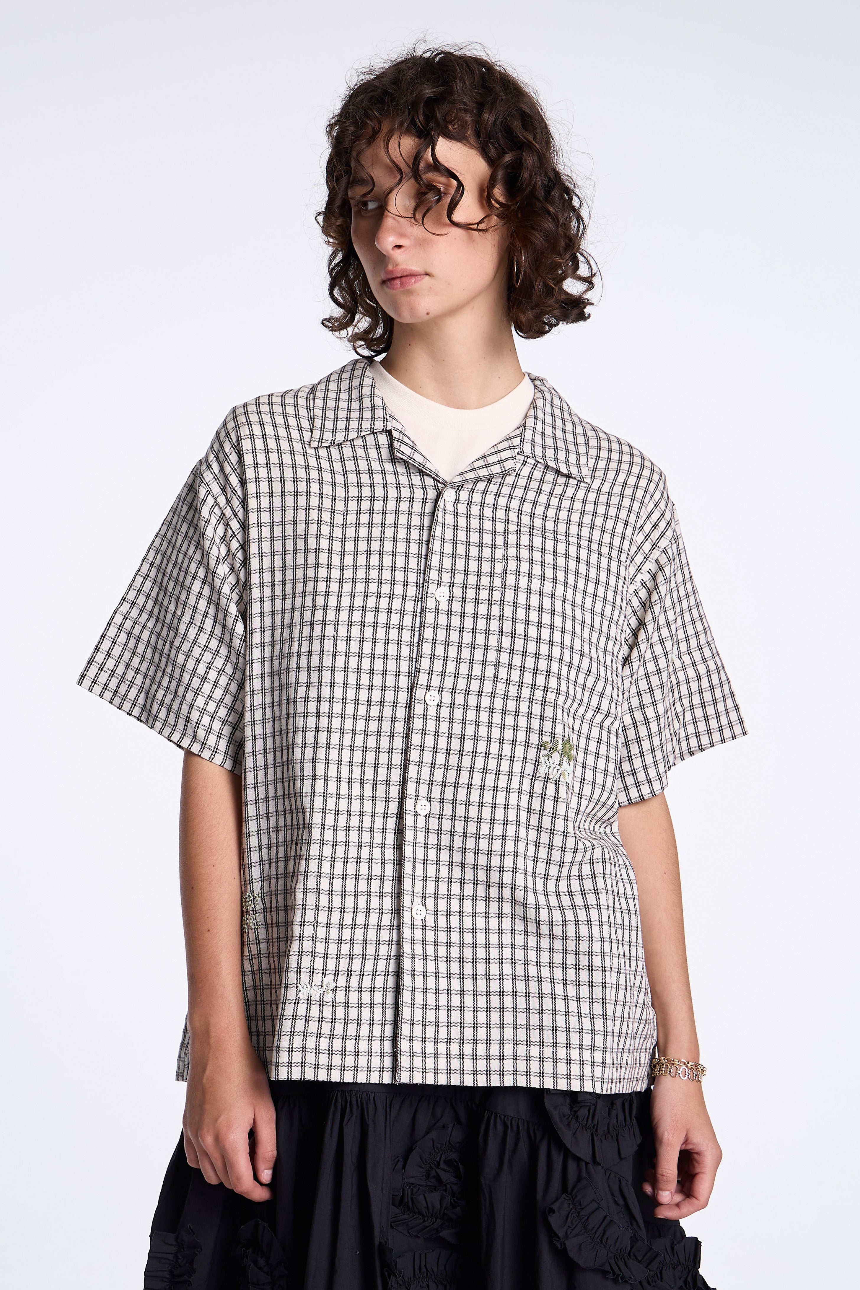Greetings Shirt Interrupted Beads
