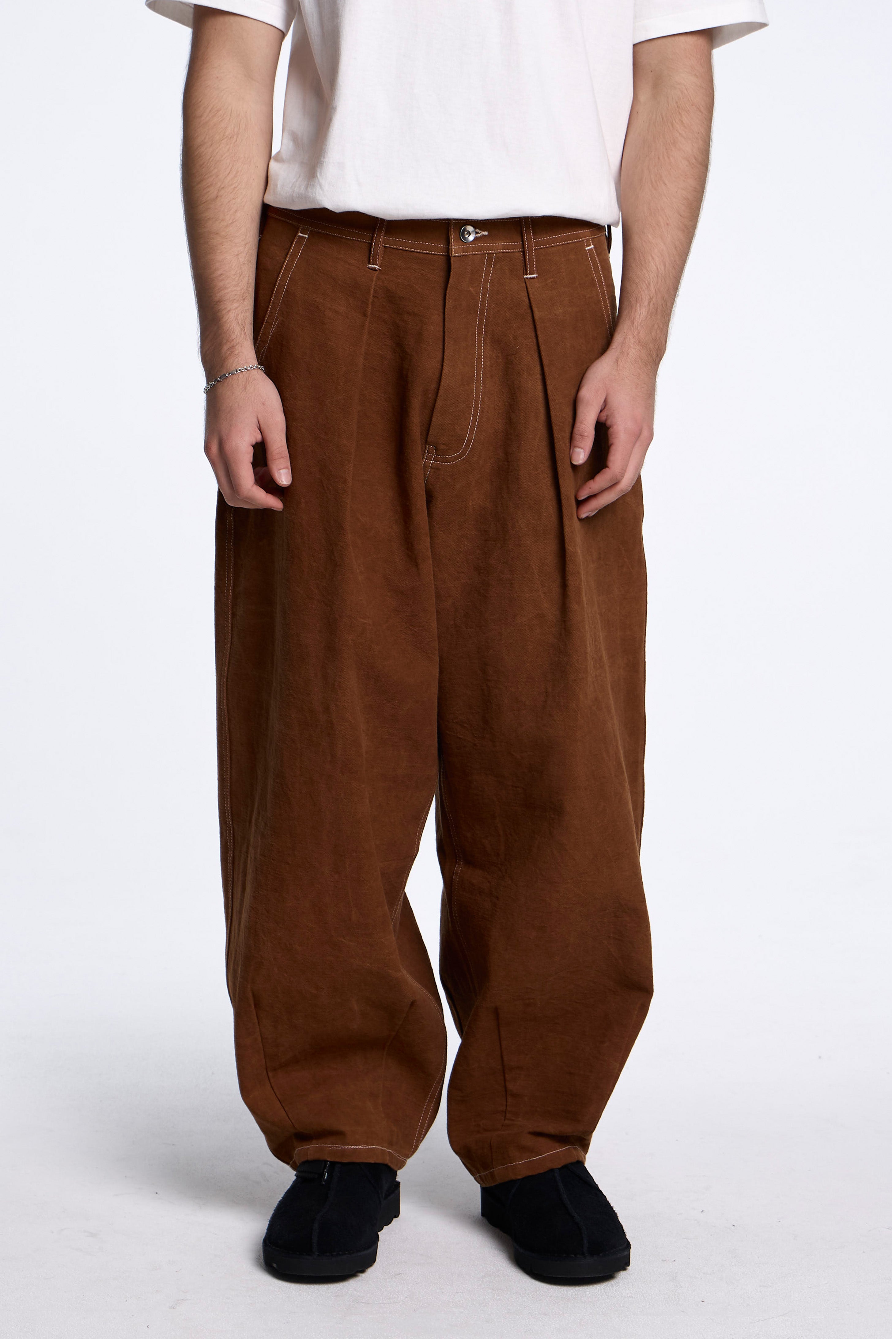 Lush Pants Brown Wonky-Wear