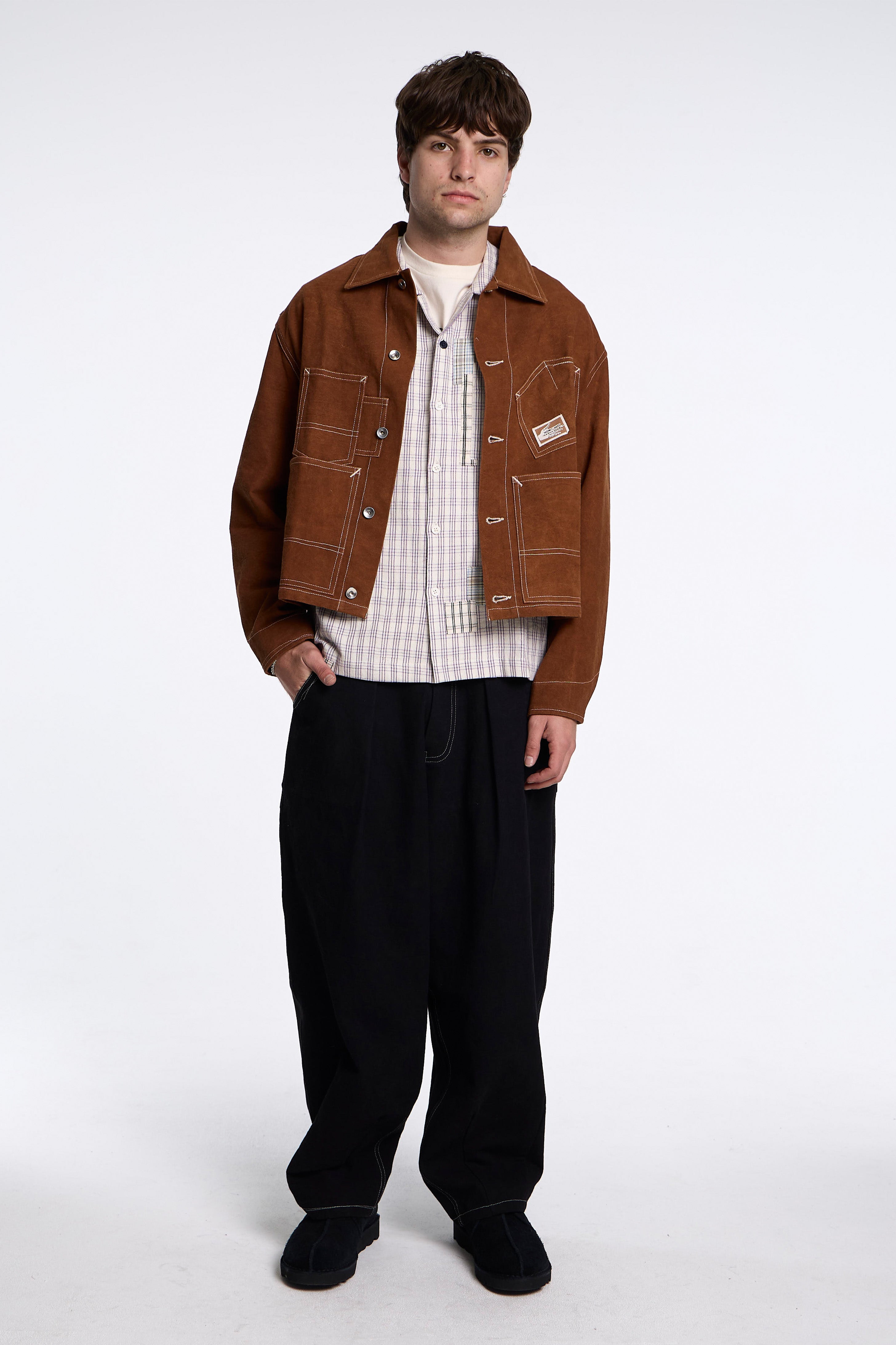 Lush Pants Black Wonky-Wear