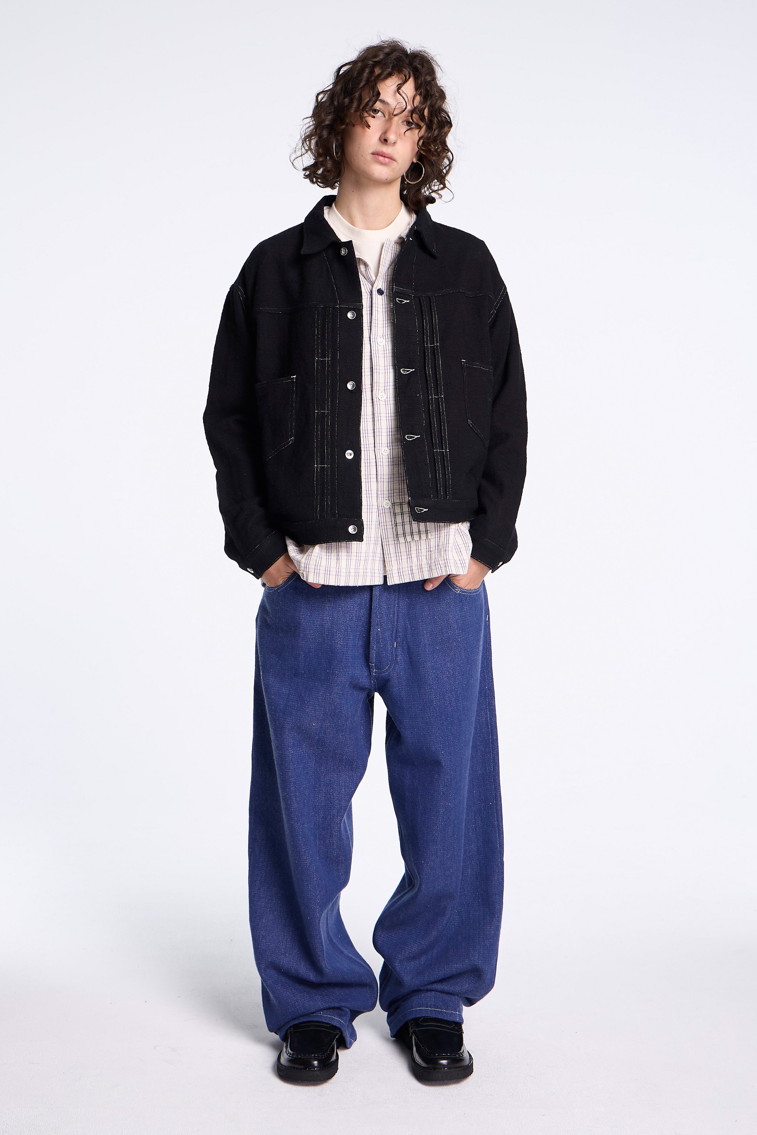 Sundae Jacket Black Handloom