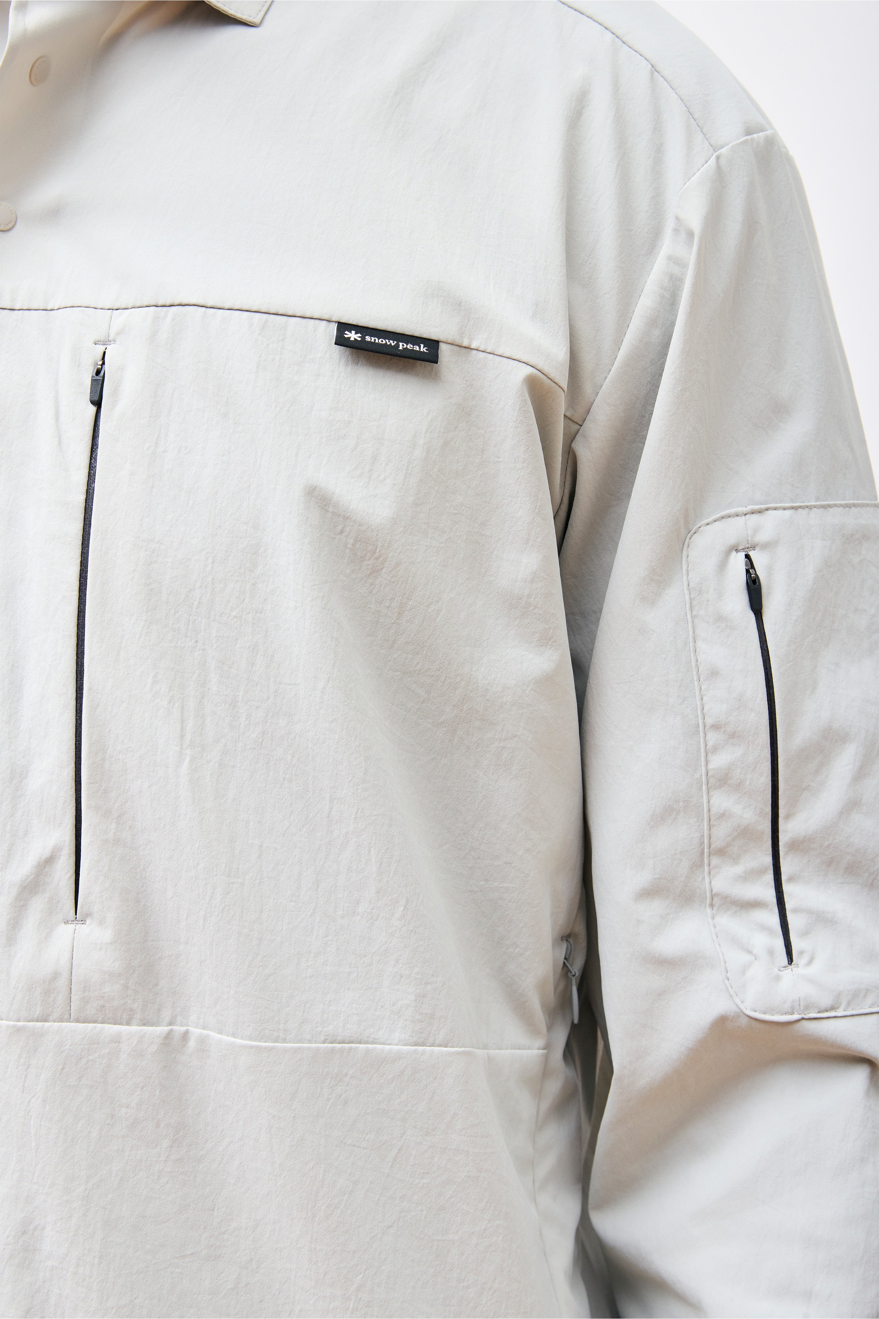 Stream Field L/S Stretch Dry Shirt Light Grey
