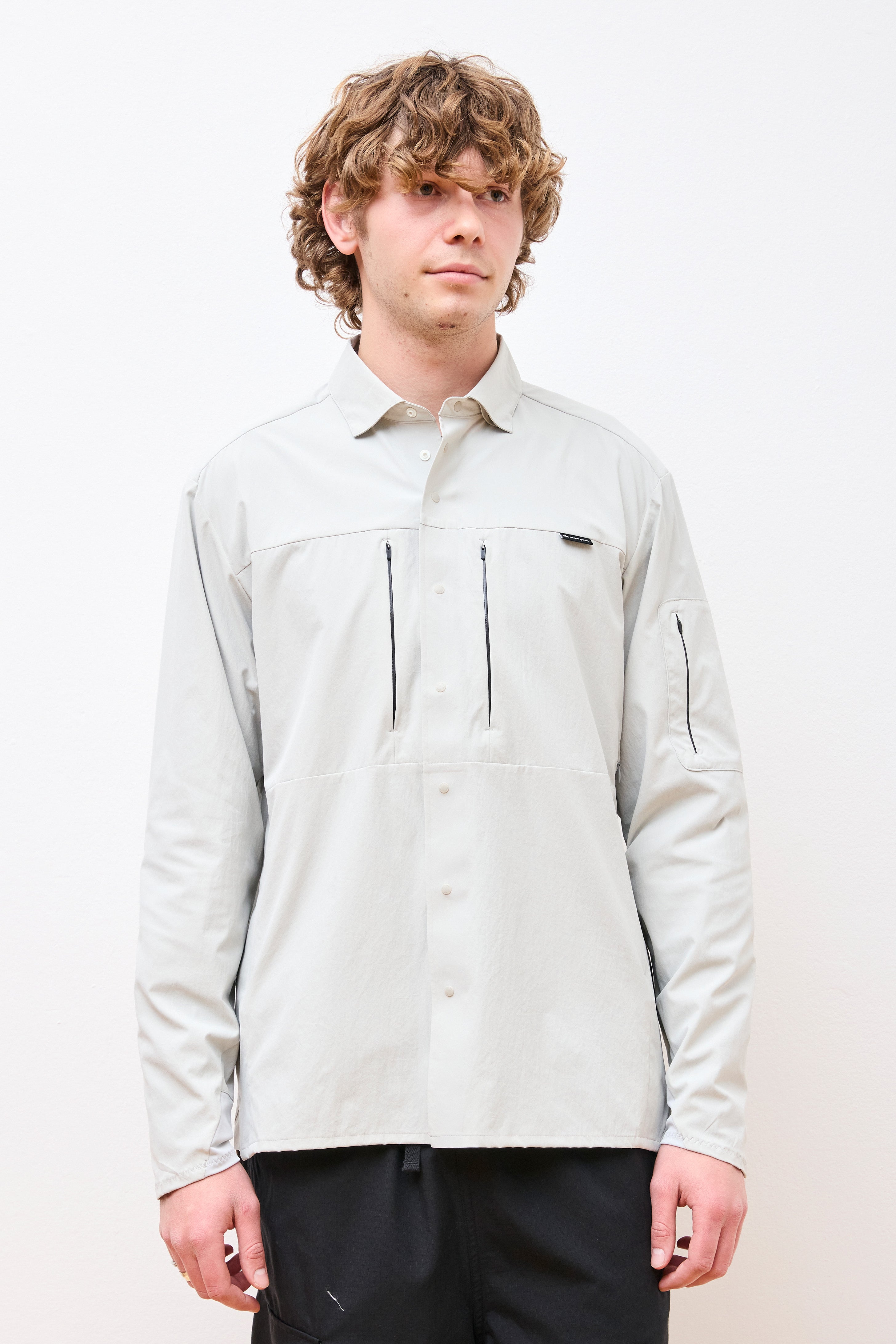 Stream Field L/S Stretch Dry Shirt Light Grey