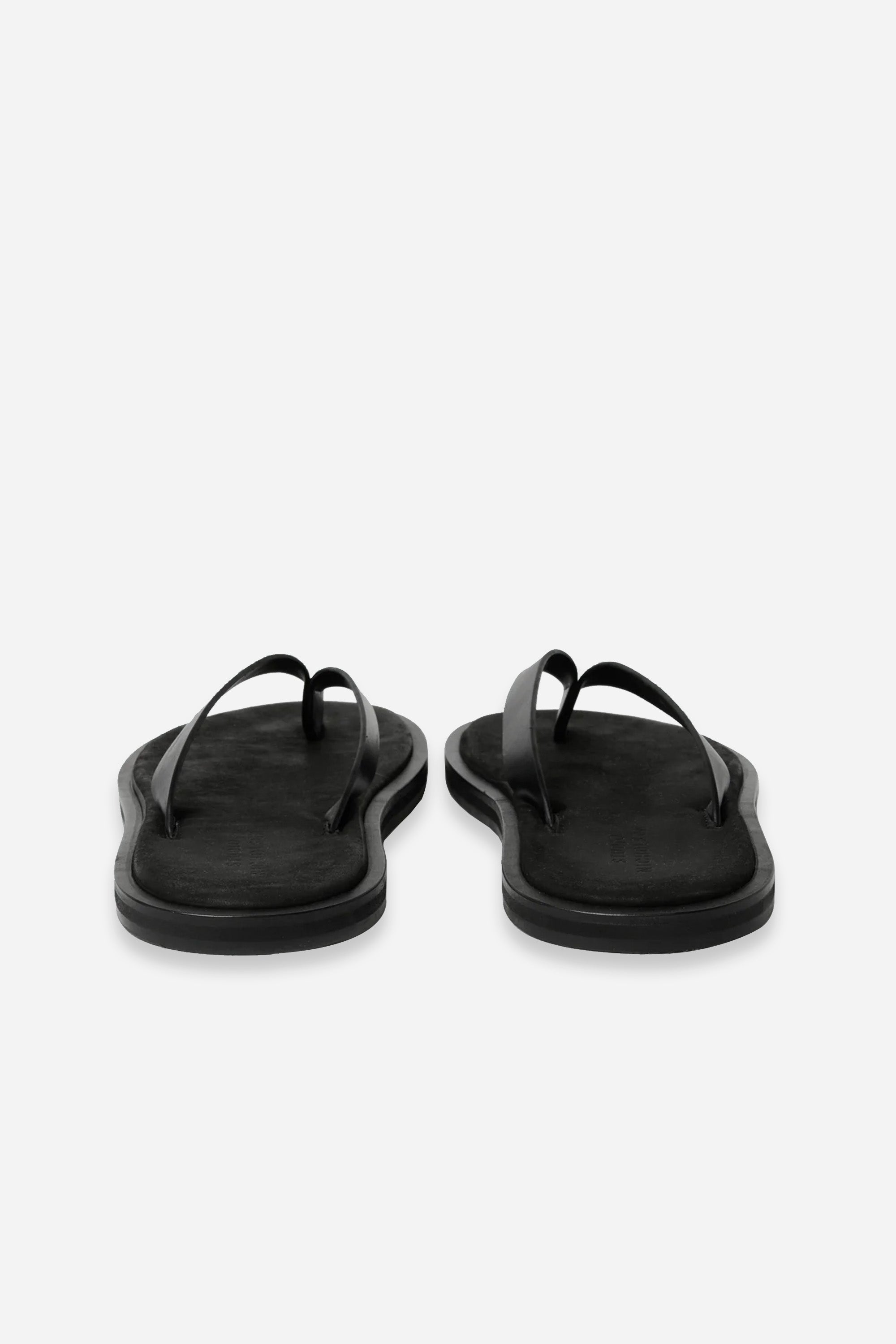 Studio Nicholson Curren Nappa Leather Sandal Black | HAVN