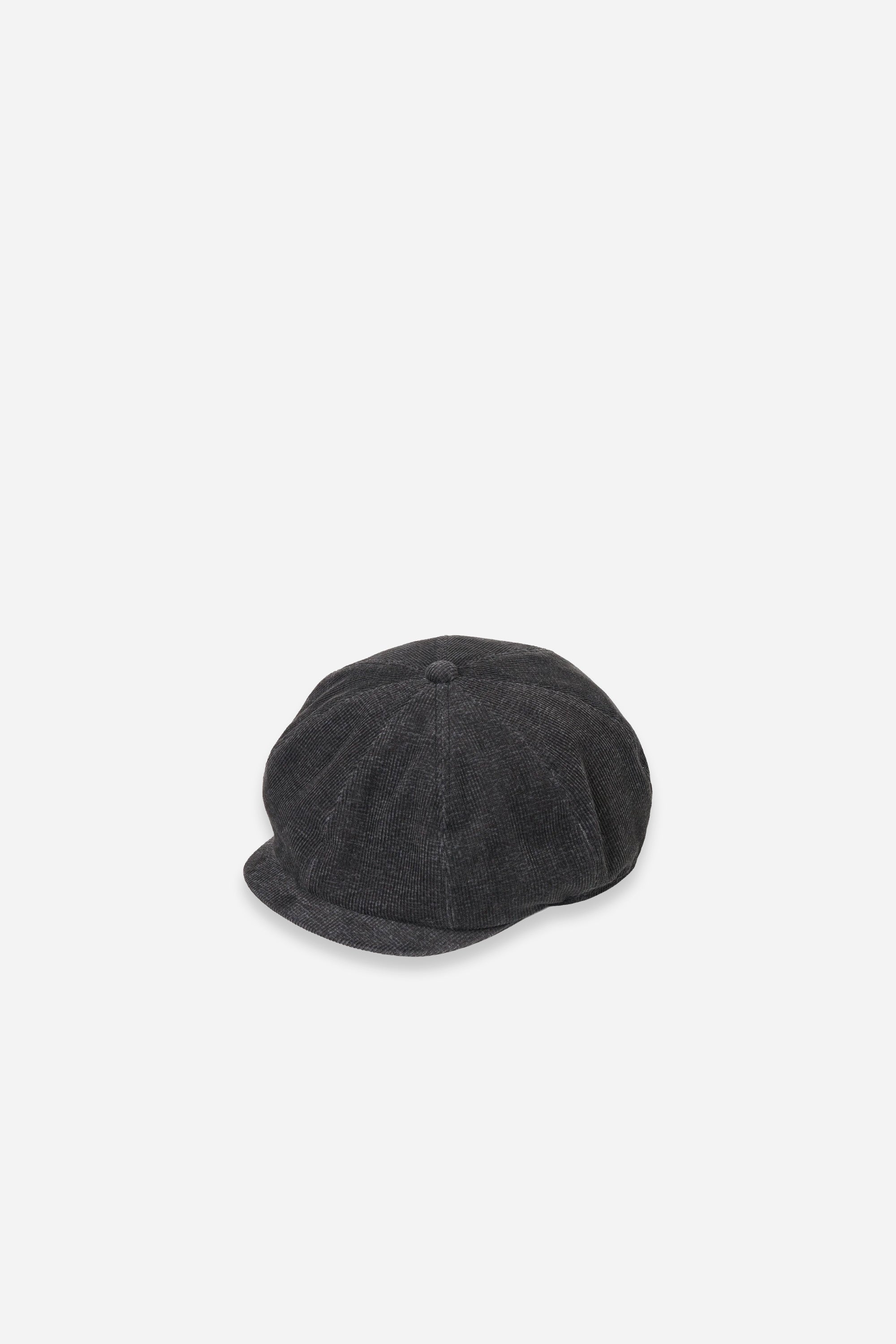 Lot.006 Newsboy Cap Melange Charcoal