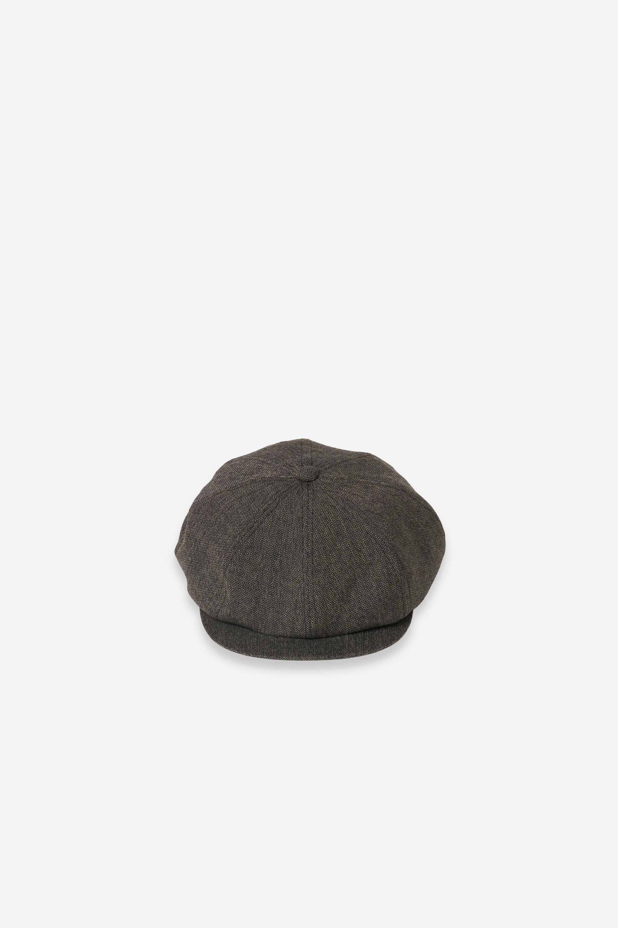 Lot.006 Newsboy Cap Melange Charcoal