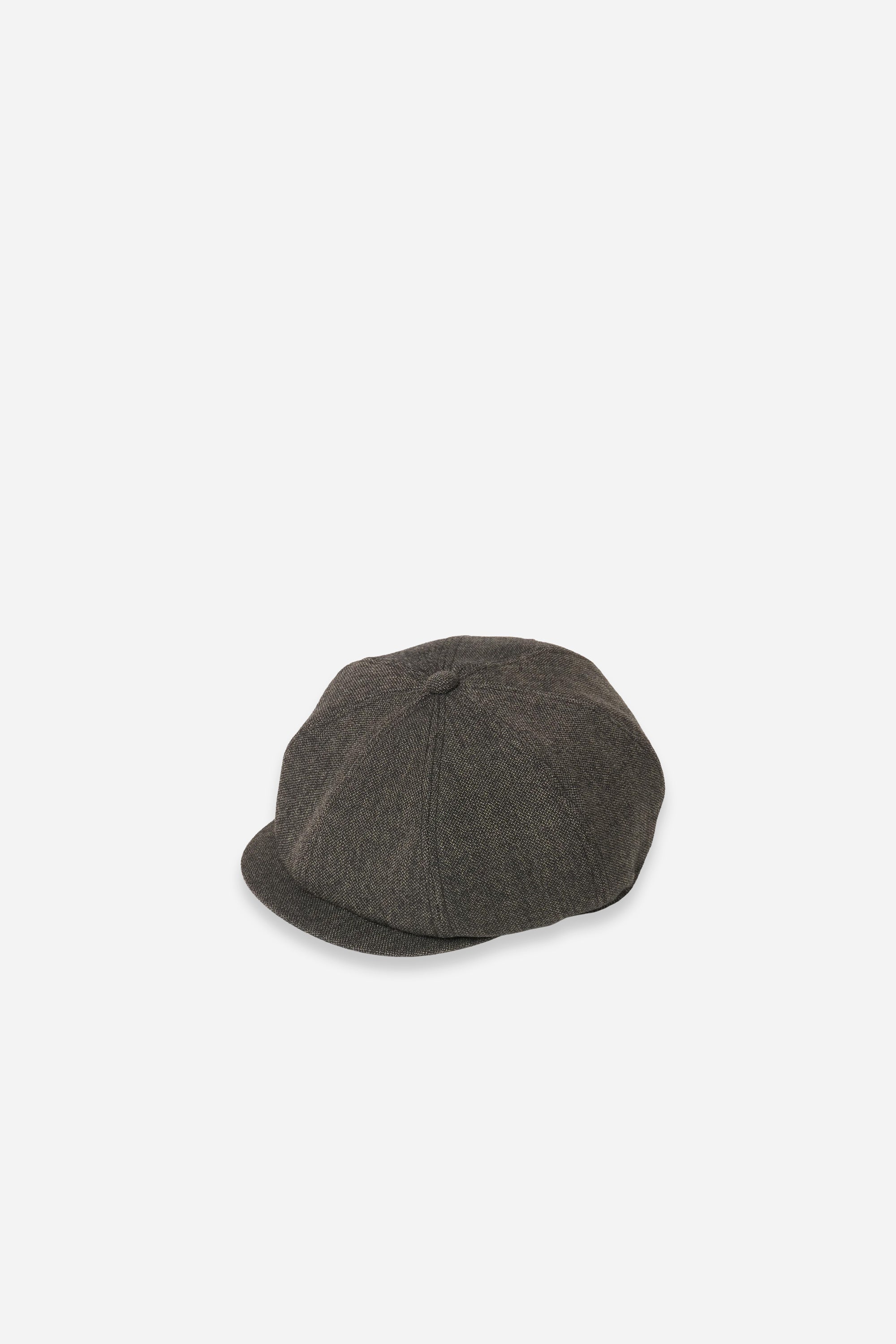 Lot.006 Newsboy Cap Melange Charcoal