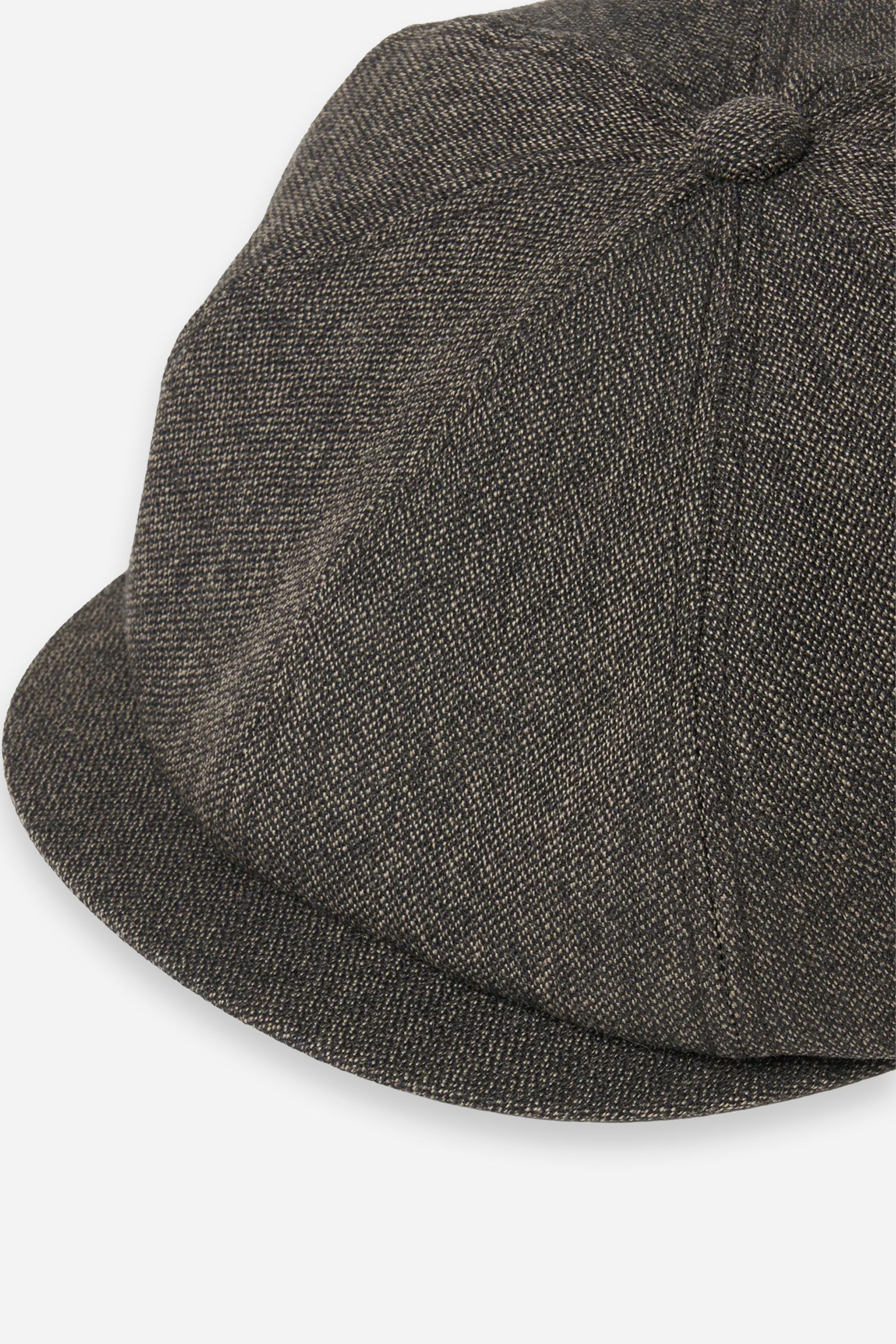Lot.006 Newsboy Cap Melange Charcoal