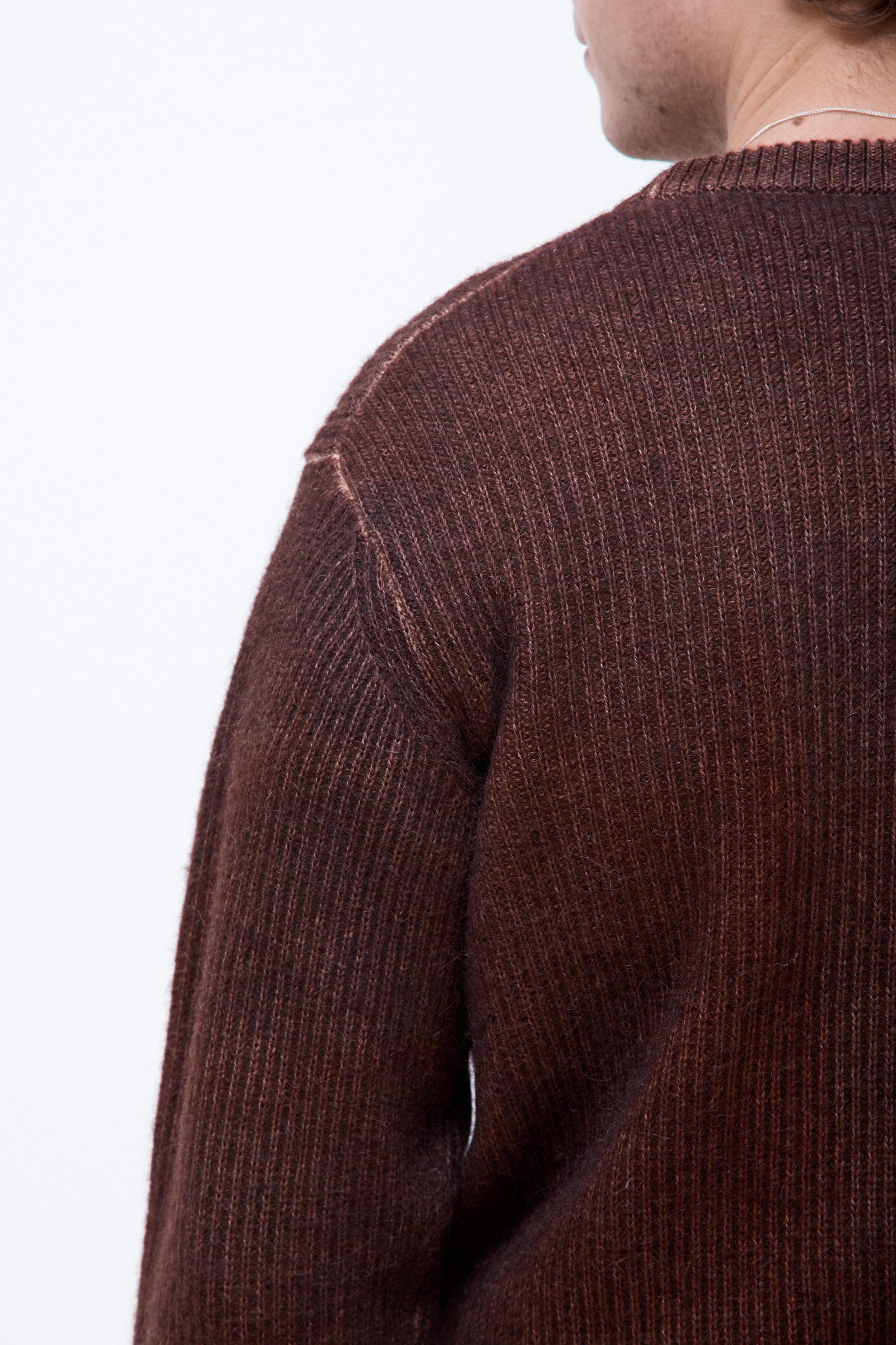 Lot.519 Athletic Crewneck Sweater Brown