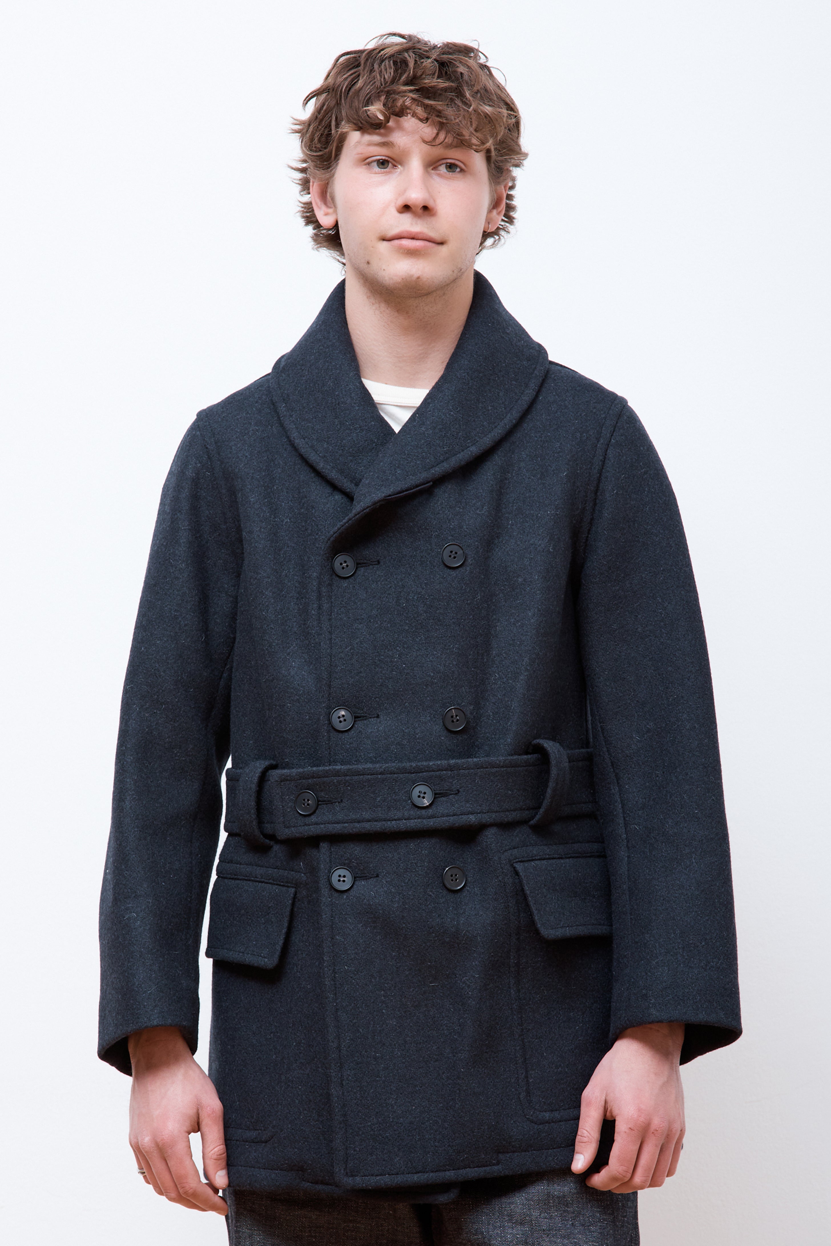 Lot.410 Mackinaw Coat Charcoal