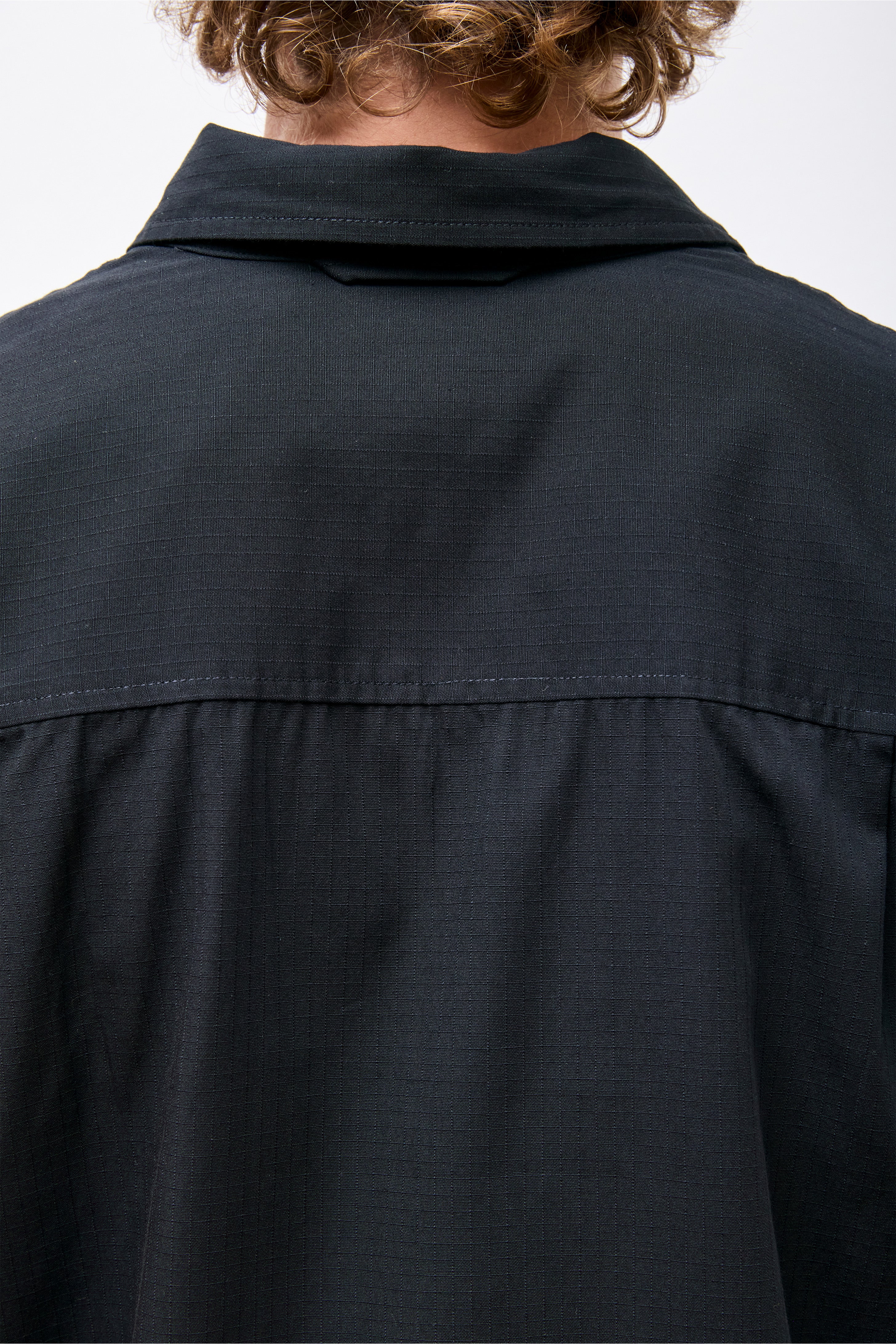 TAKIBI Light Ripstop Shirt Black