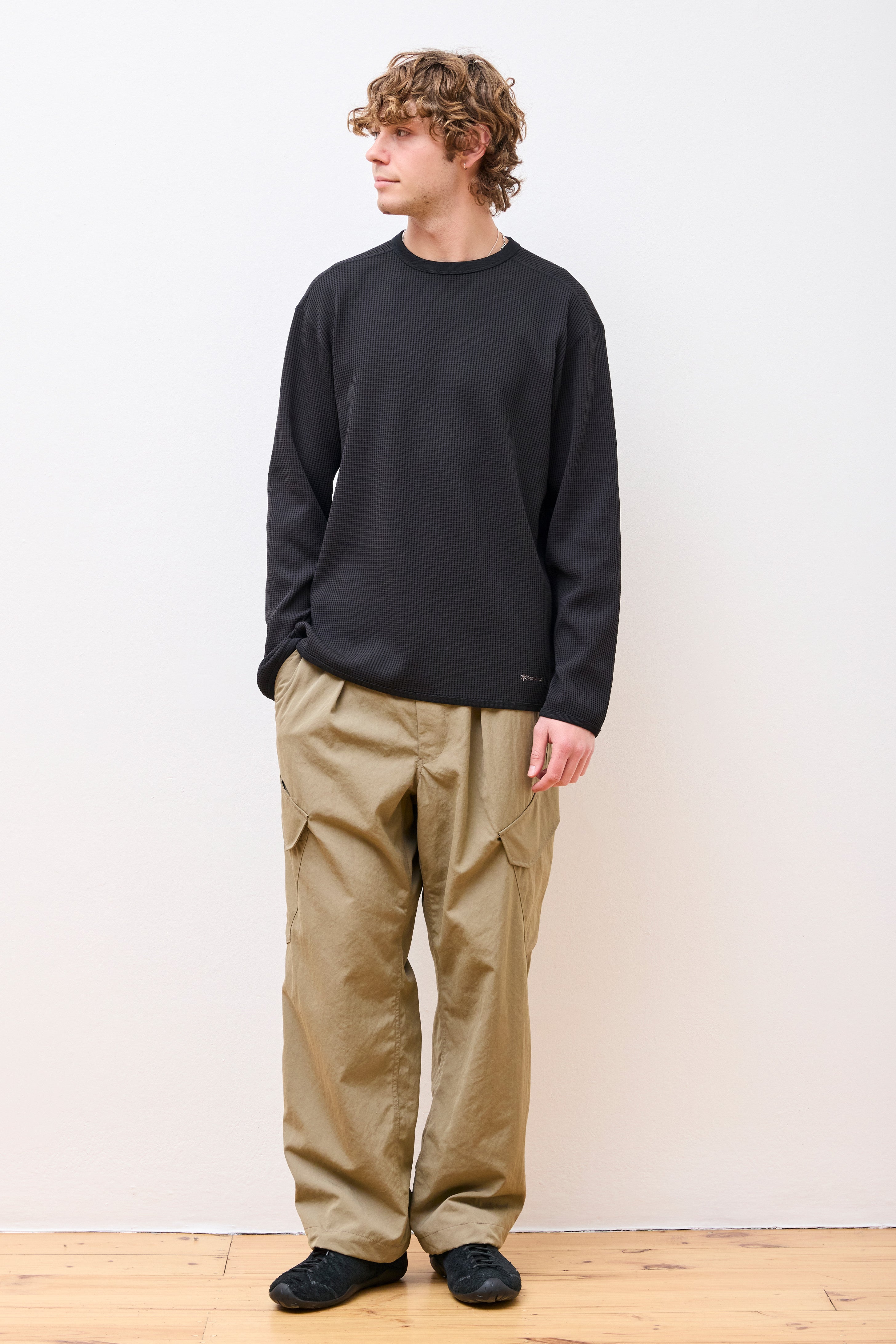 TAKIBI Weather Cloth Pants Dark Beige