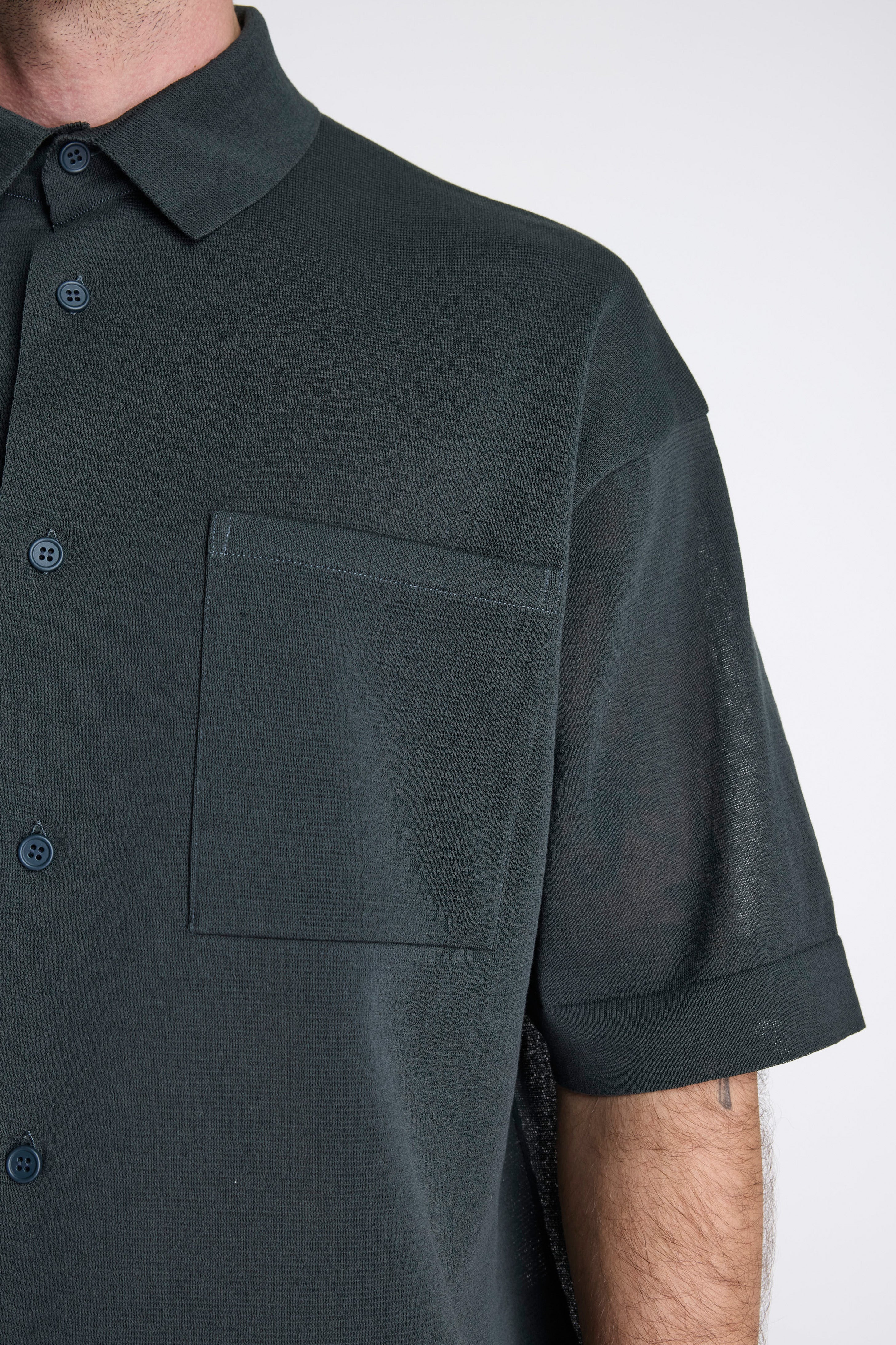 TC Milan Short Sleeve Shirt Smokey Black