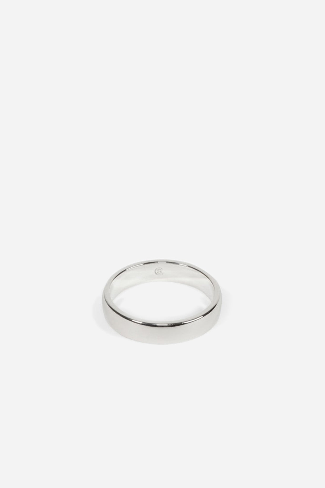 TYPE 007 Flat Ring 5mm Sterling Silver (M)