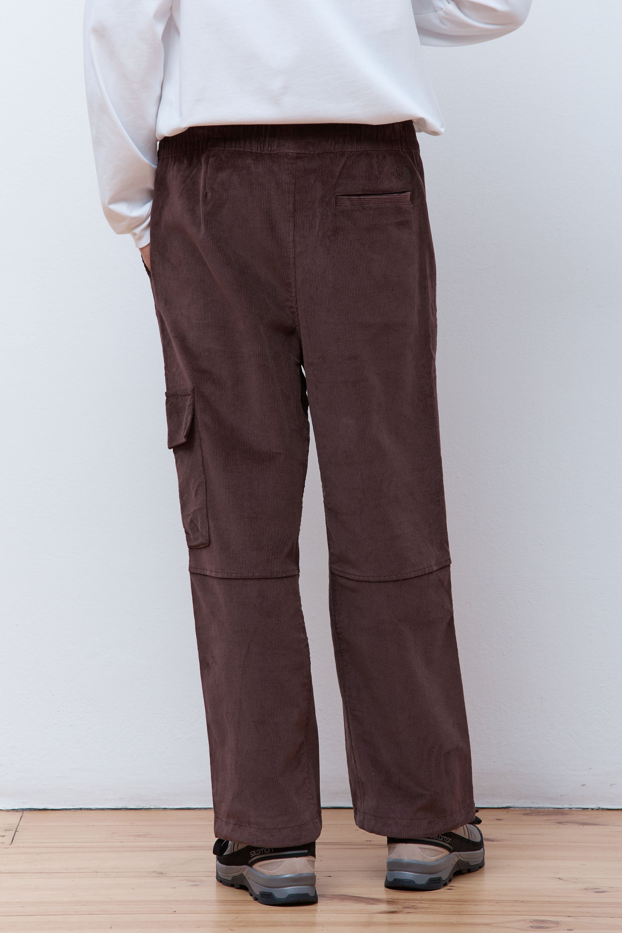 M's Utility Cord Easy Pants Coal Brown