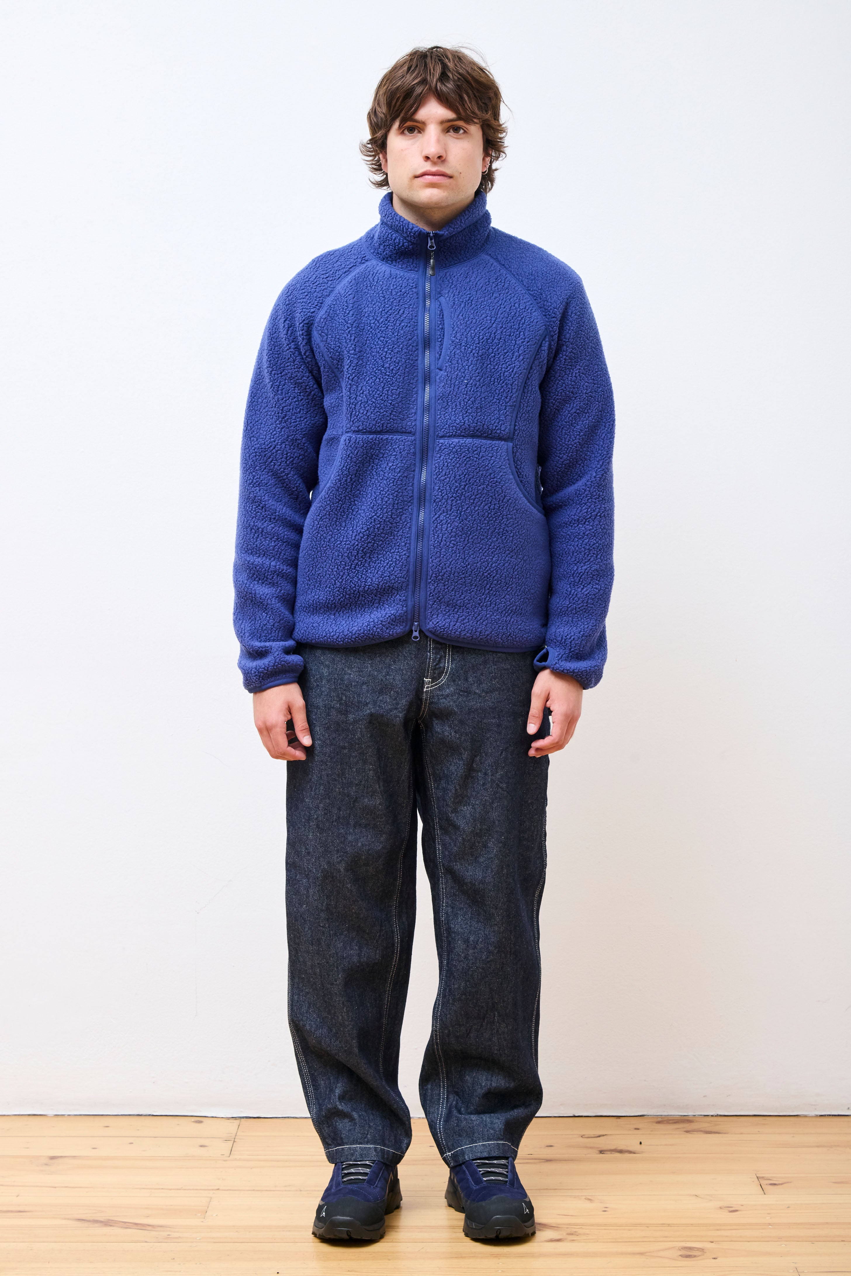 Thermal Boa Fleece Jacket Blue