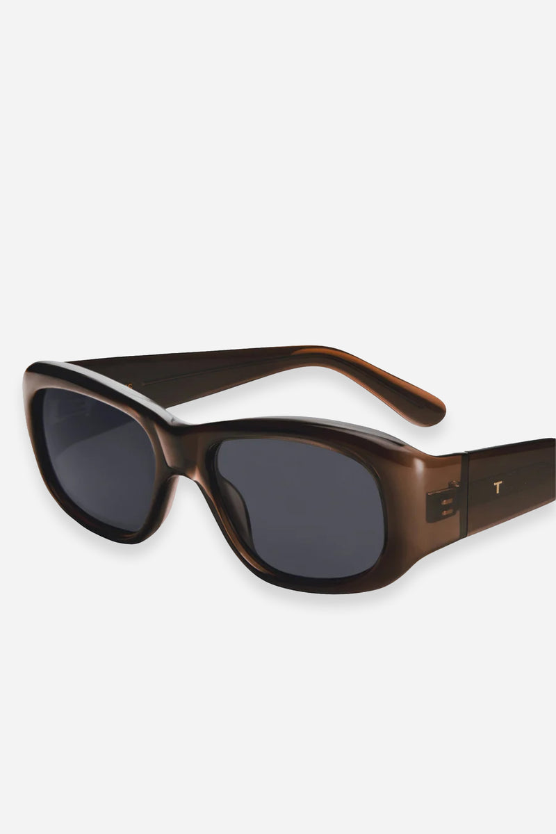 The Al Crystal Brown Frame & Black Lens