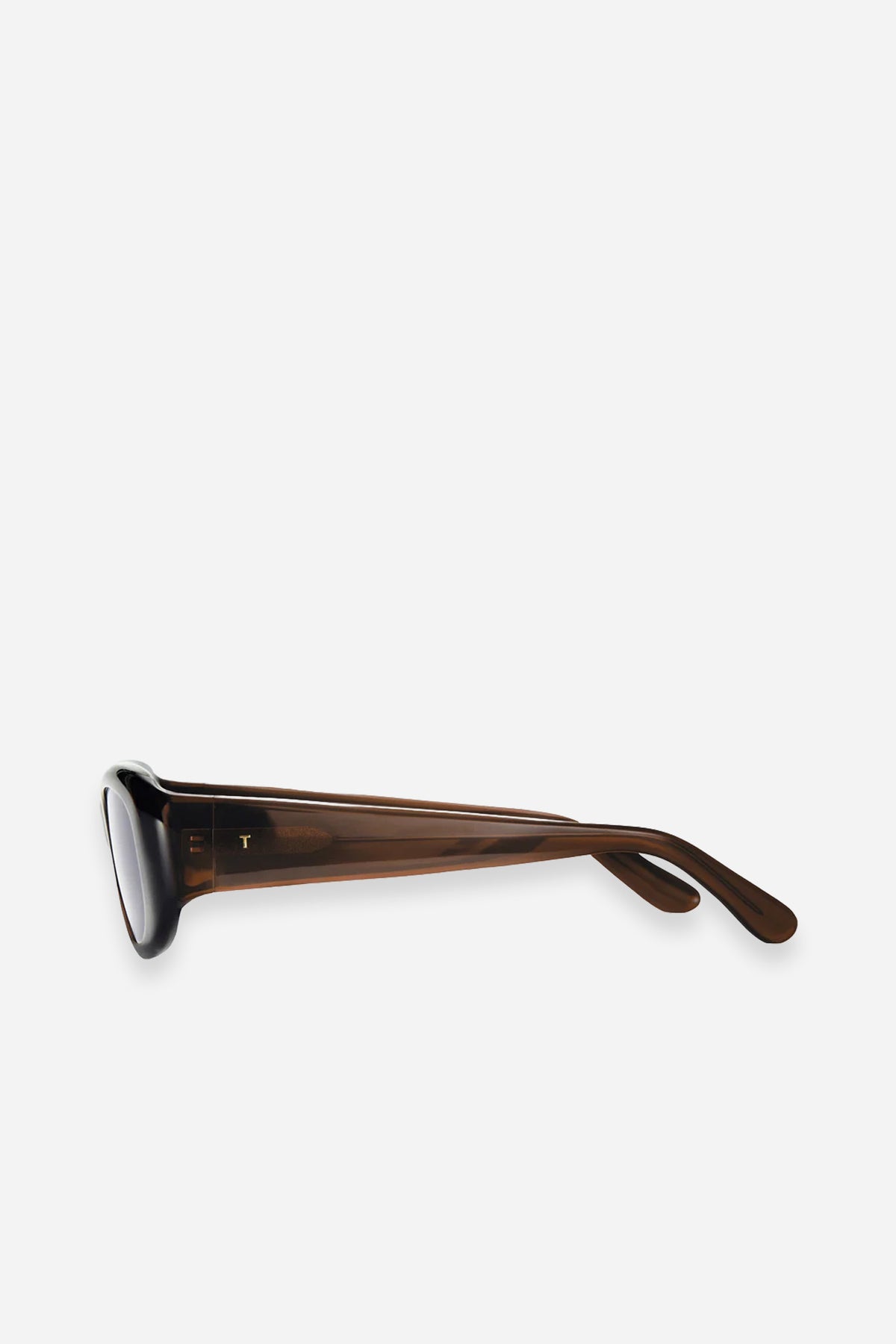 The Al Crystal Brown Frame & Black Lens