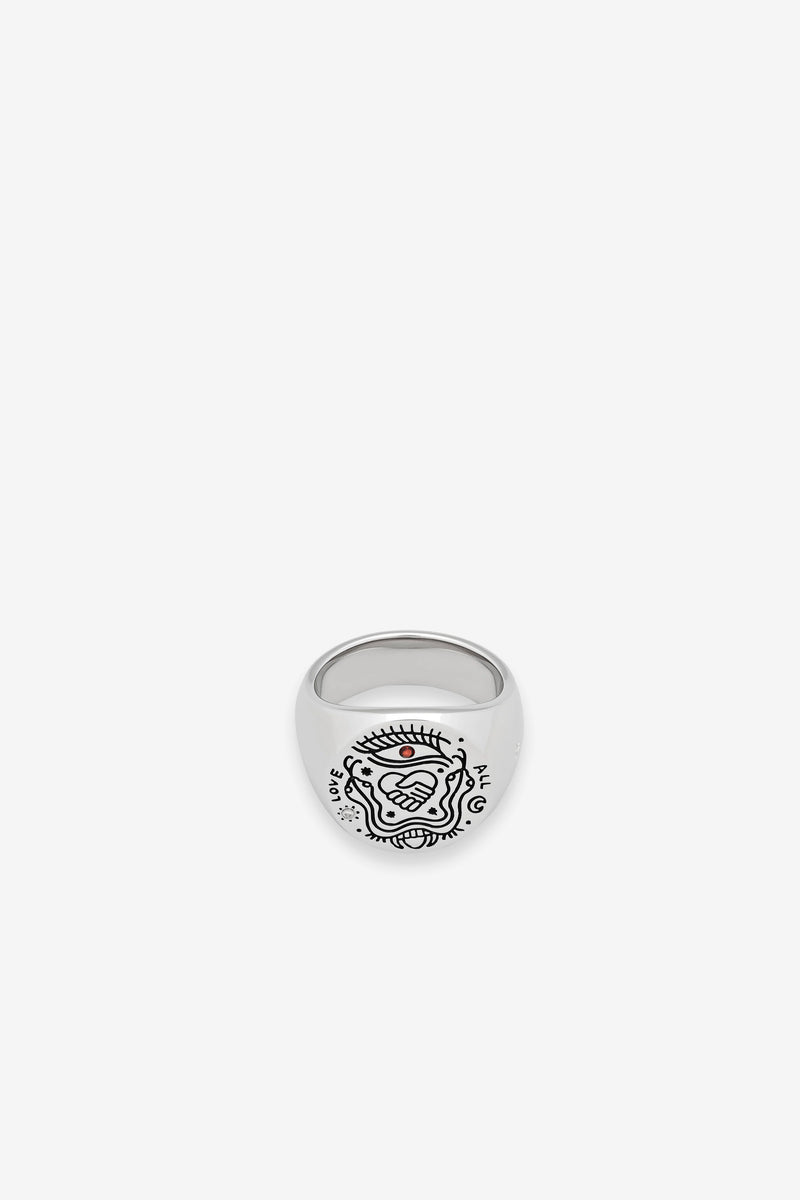 Love All Ring Silver