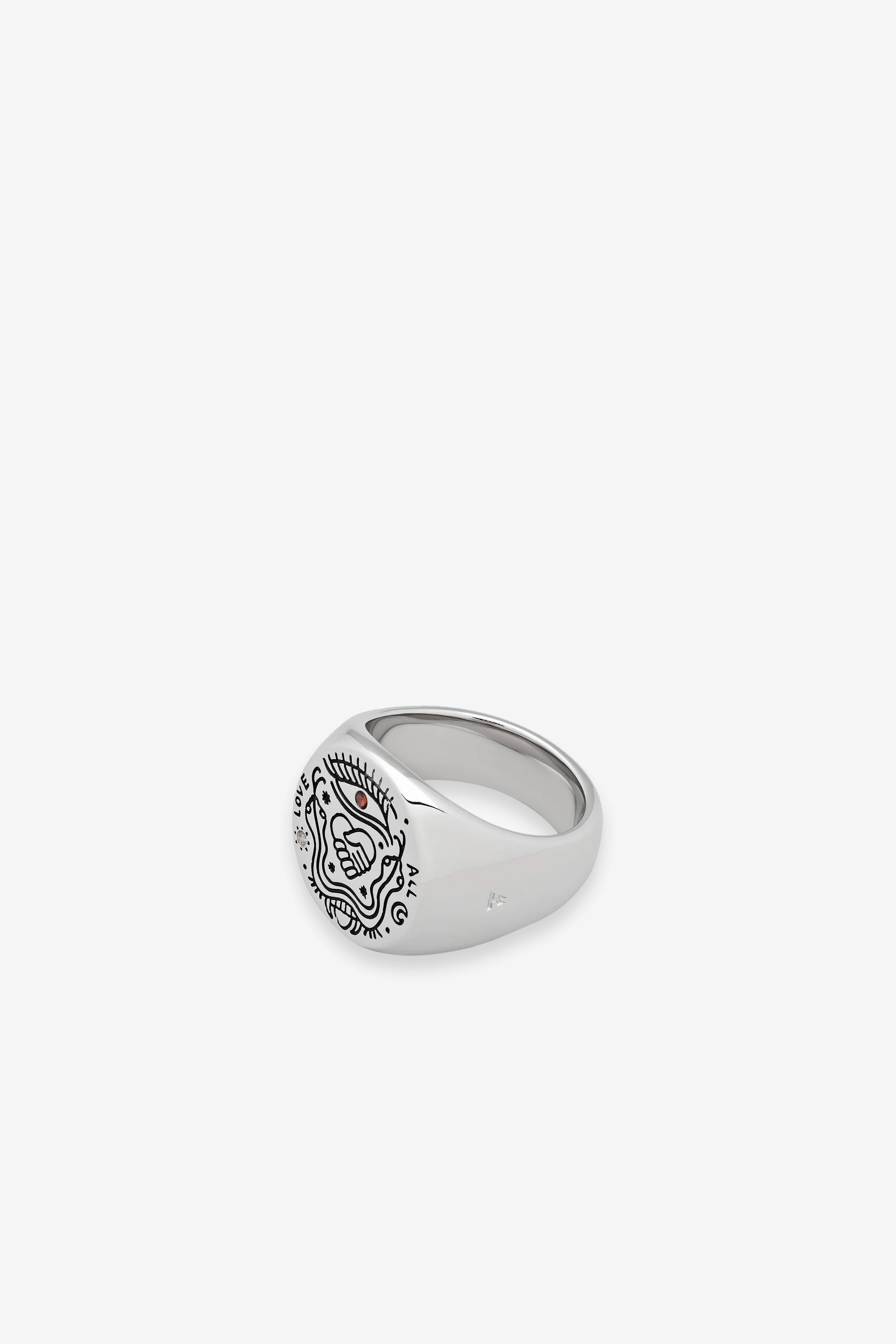 Love All Ring Silver
