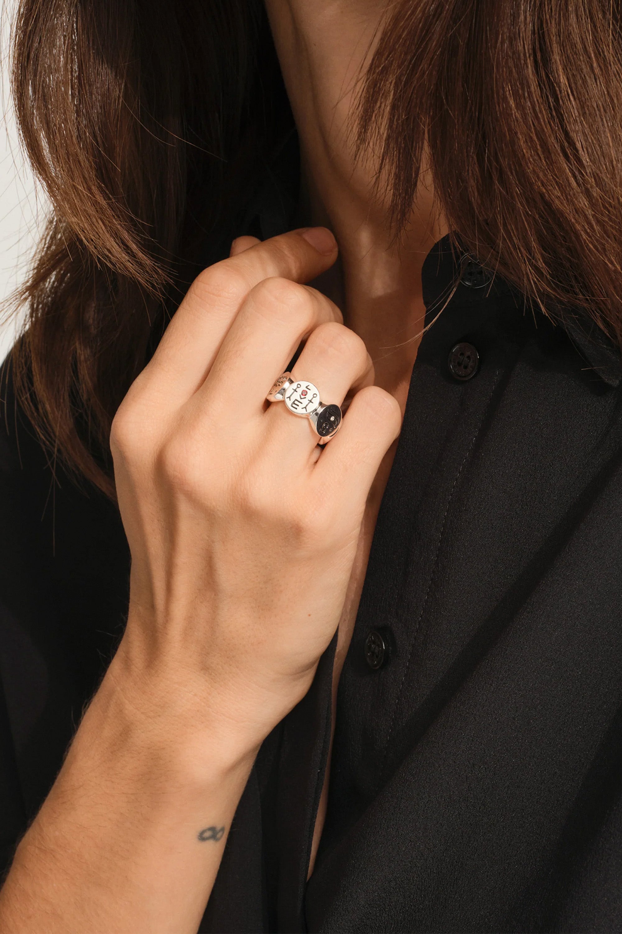 Simple Love Ring Silver