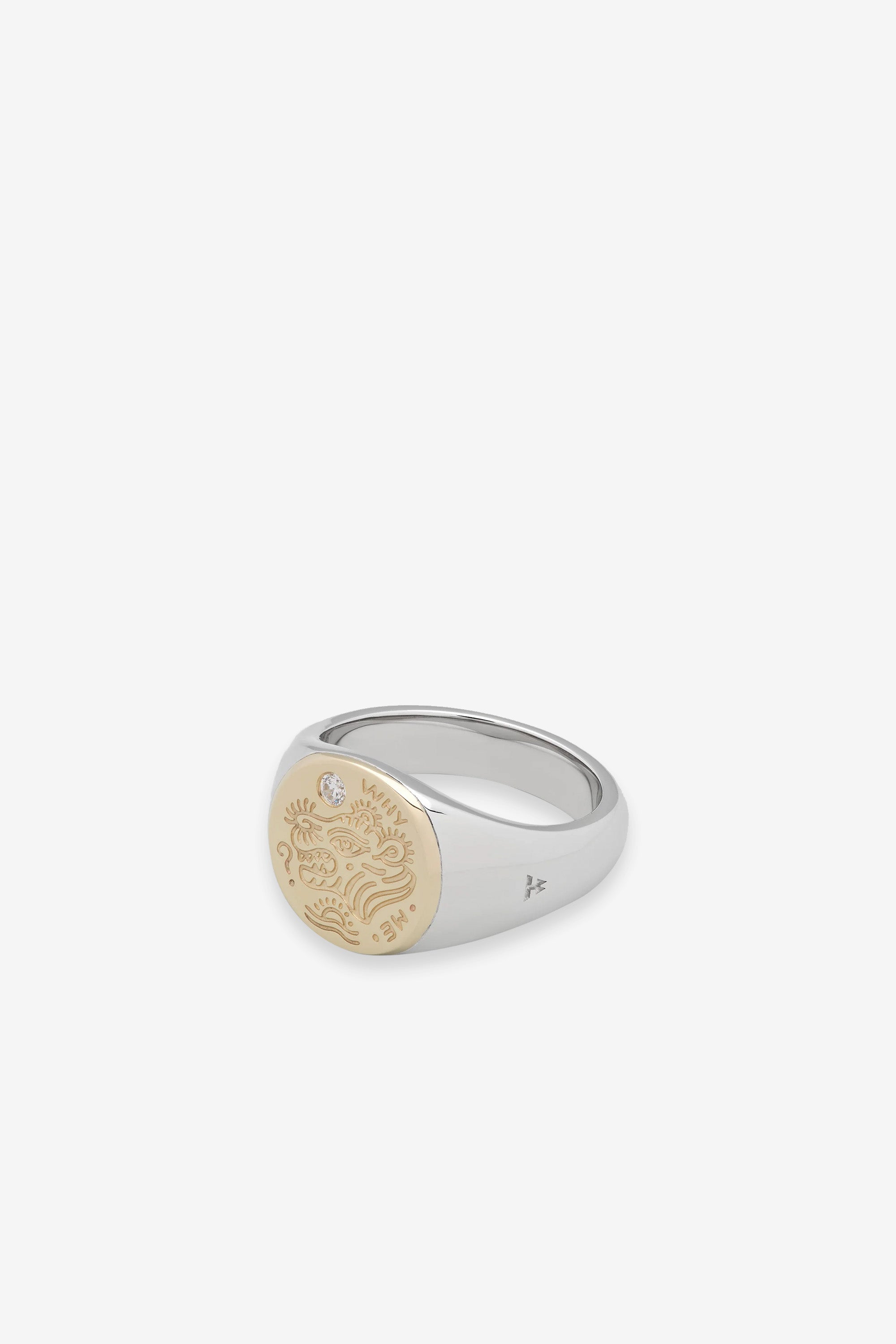 Why Me Ring Gold Silver