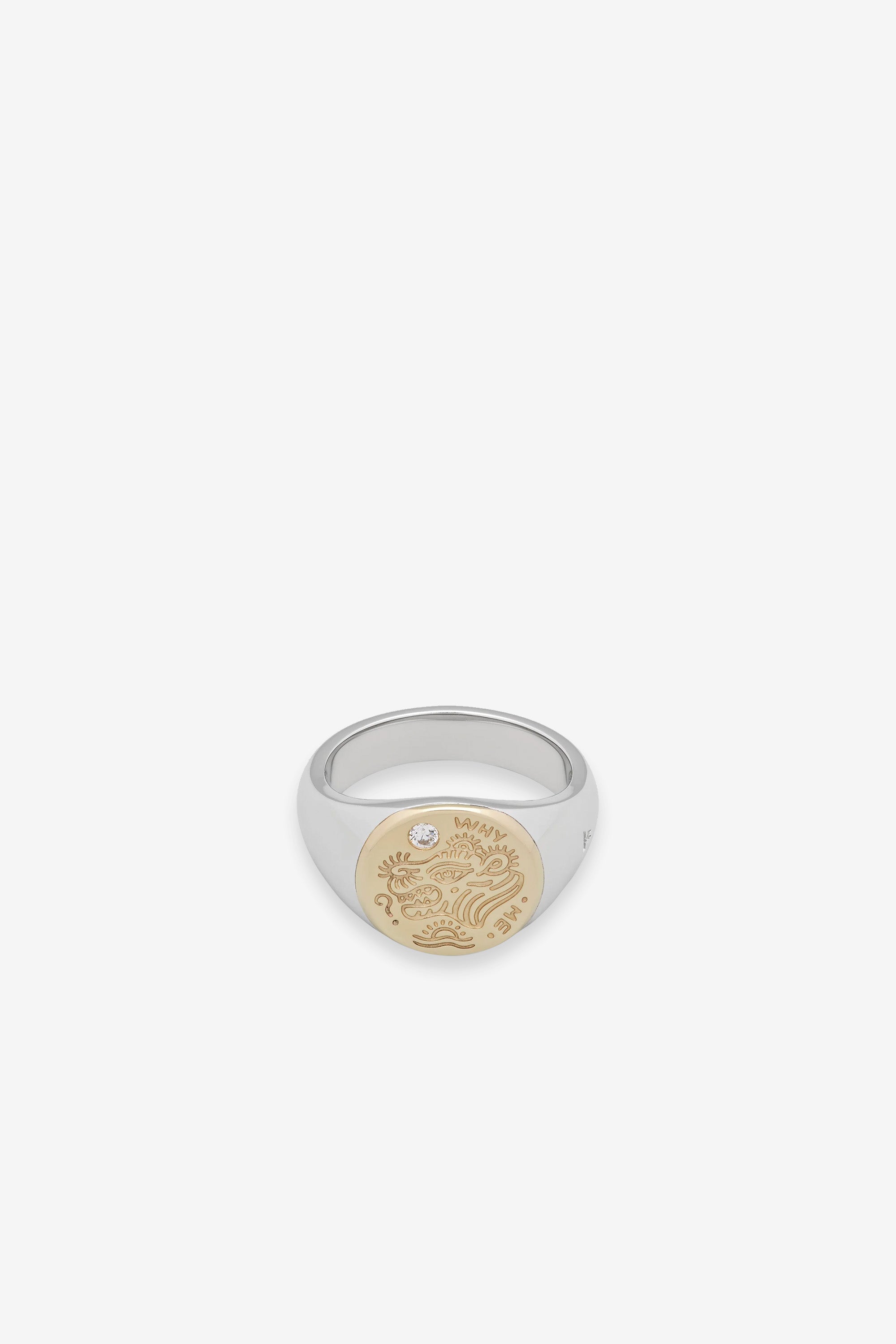 Why Me Ring Gold Silver