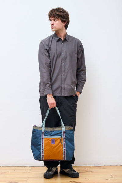 Topo Designs Mountain Utility Tote Pond Blue / Spice